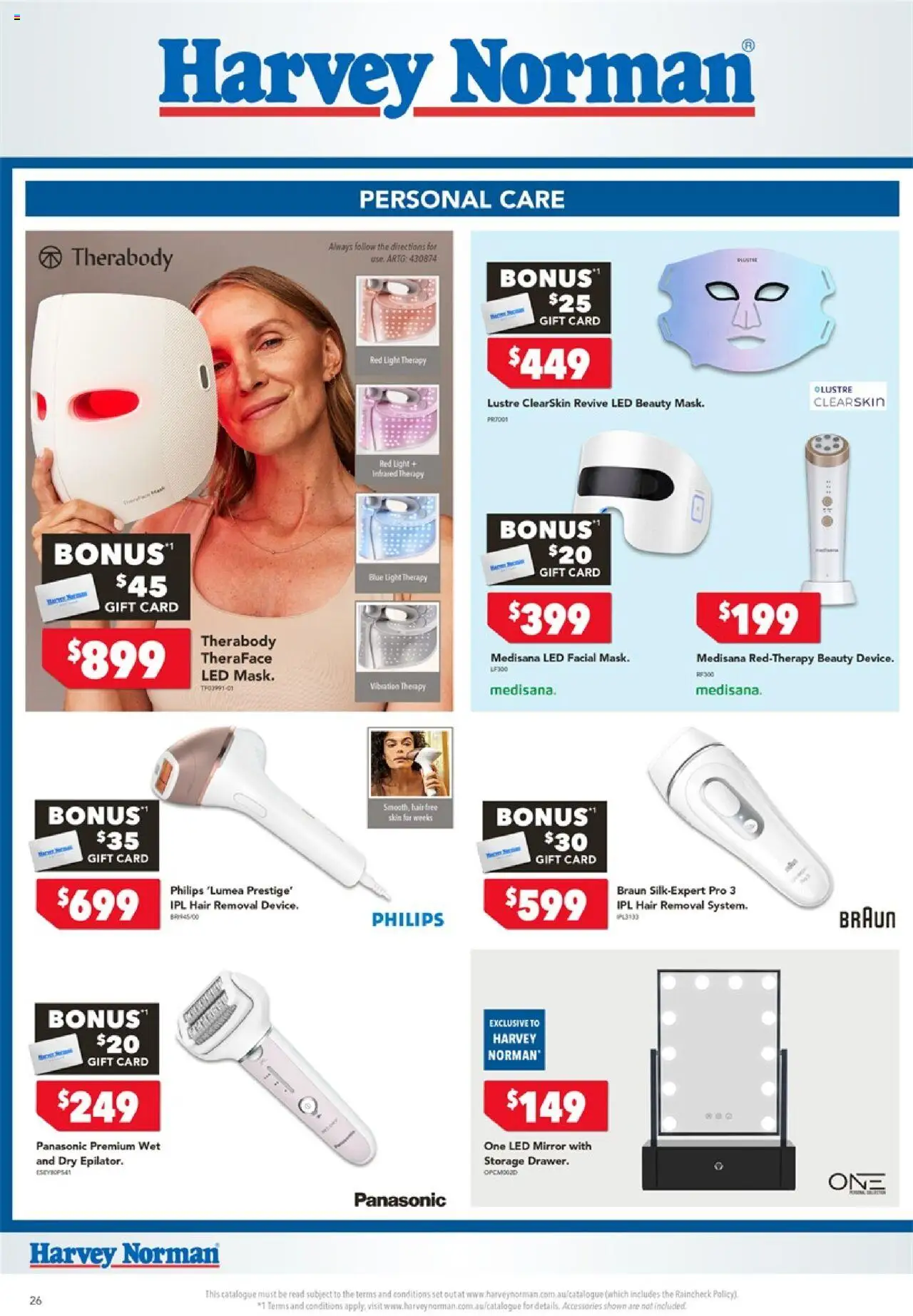 Harvey Norman catalogue - valid from 18.10.2025 | Page: 26 | Products: Mirror, Accessories, IPL, Hair removal