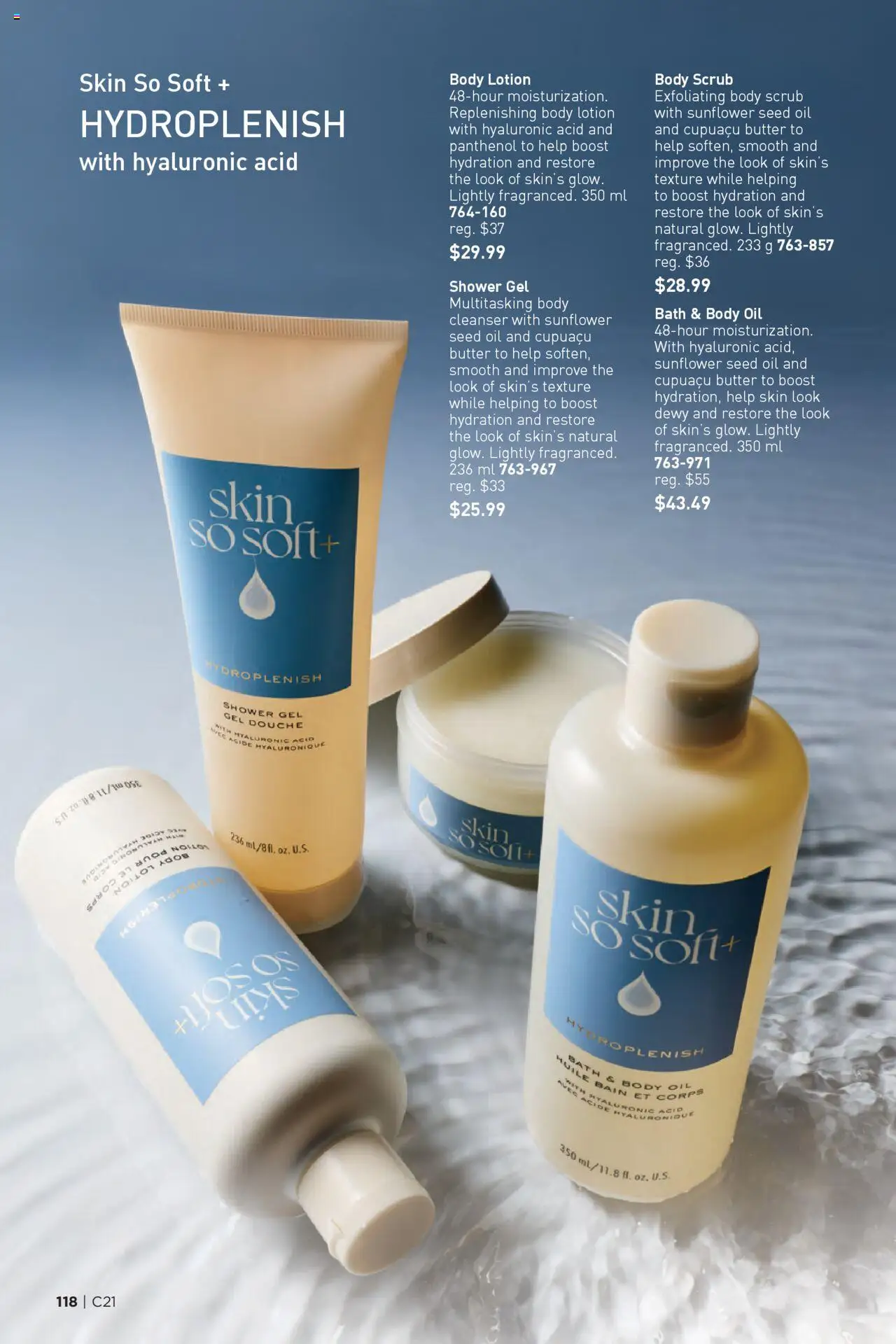 Avon flyer valid from 09.10.2025 | Page: 118 | Products: Body lotion, Bath, Shower, Oil