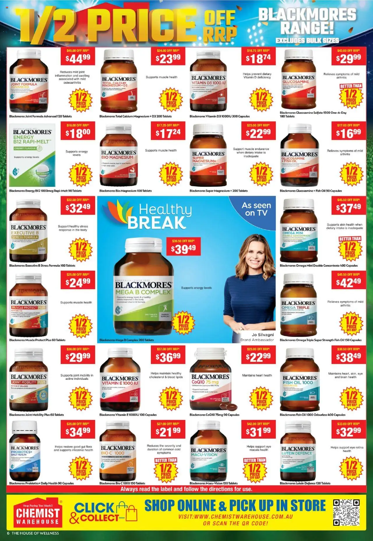 Chemist Warehouse catalogue - valid from 08.09.2025 | Page: 6 | Products: Oil, Fish oil, Collagen, Tablets