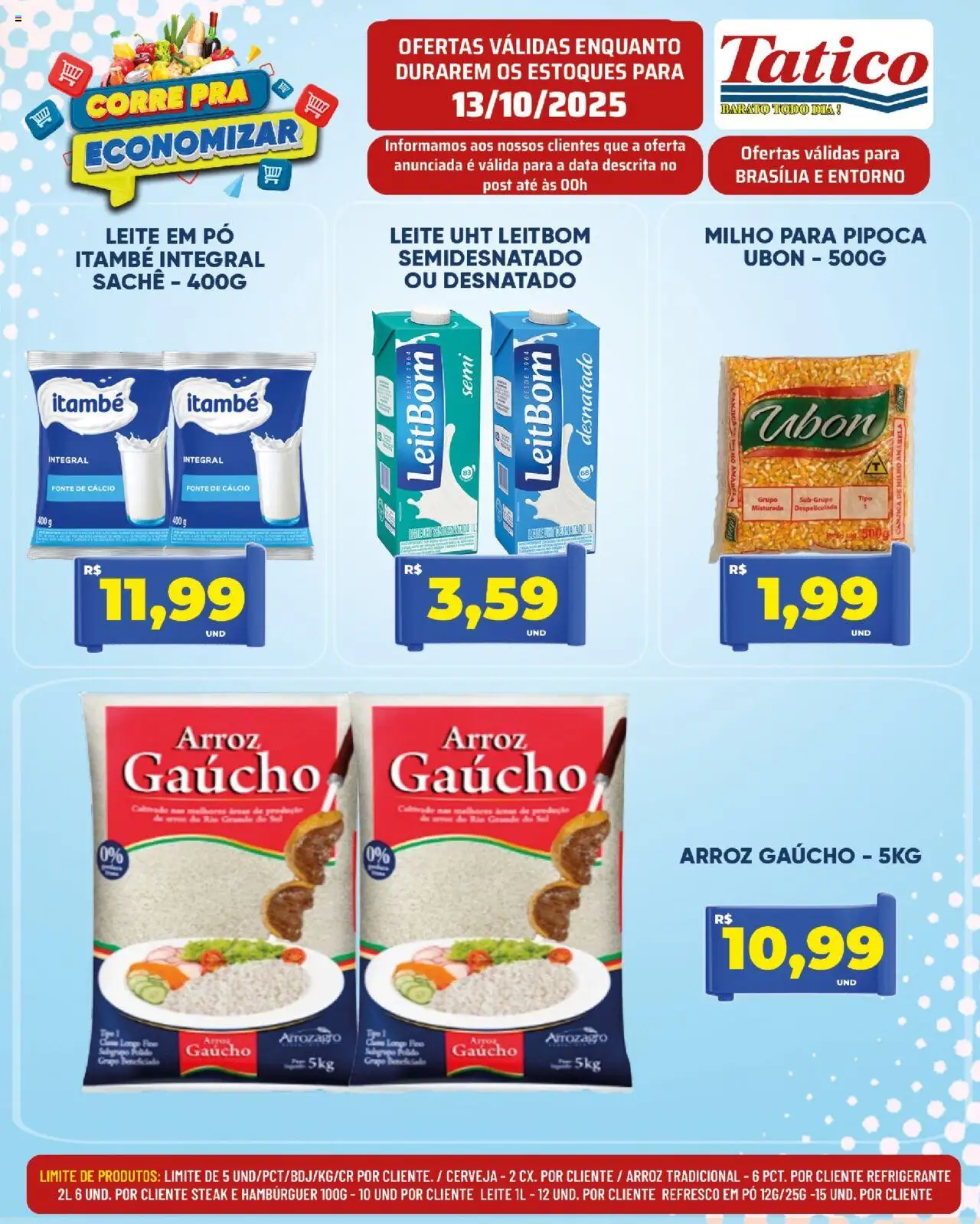 Tatico Folheto - válido de 14.10.2025 | Página: 17 | Produtos: Pó, Refresco, Arroz, Pipoca