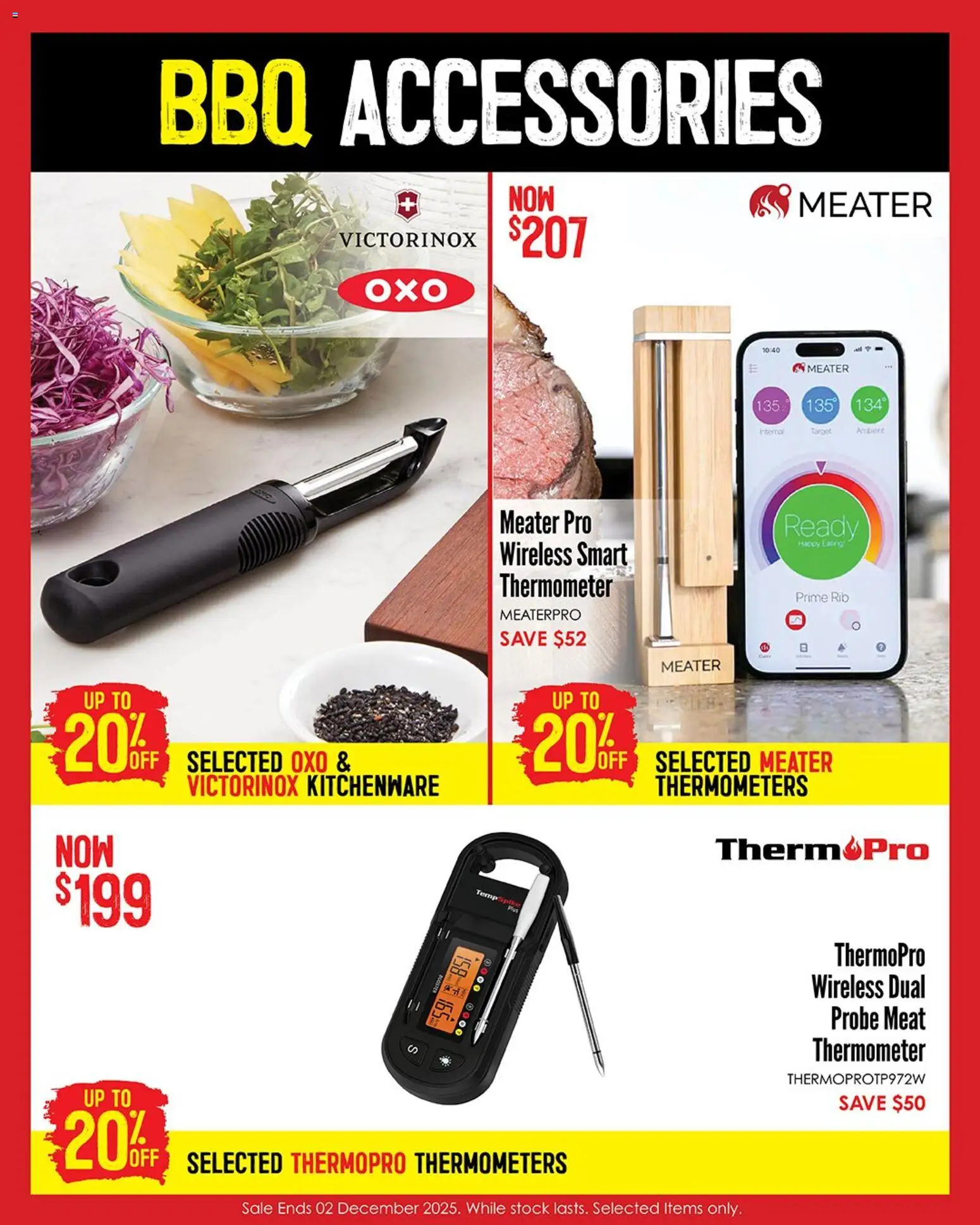 Barbeques Galore catalogue - valid from 06.11.2025 | Page: 6 | Products: Meat, Accessories, Thermometer