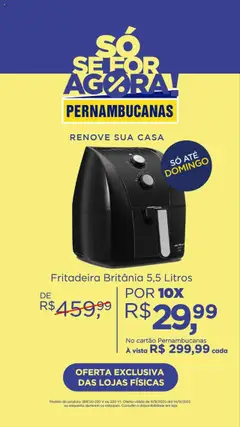 Pernambucanas - Ofertas Renove Sua Casa - Pré-Visualização do folheto da loja Pernambucanas, válido de 11.09.2025