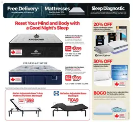 Preview of Tepperman's - Sleep Studio from shop Tepperman's valid from 30.01.2026 | Page: 3 | Products: Mattress, Pillow