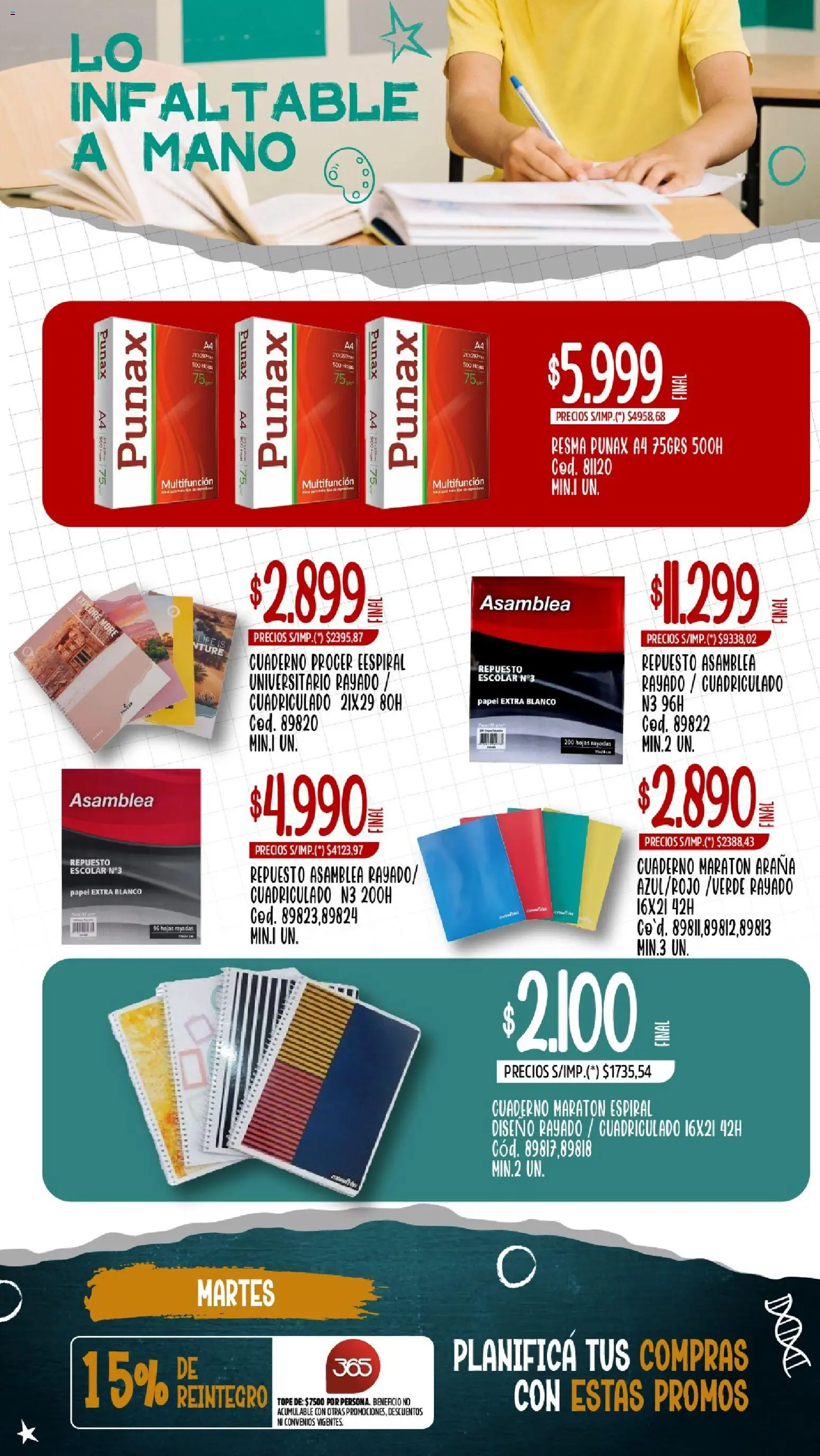 Yaguar - Volvemos al Cole  │ válido desde el 09.02.2026 | Página: 15 | Productos: Cuaderno