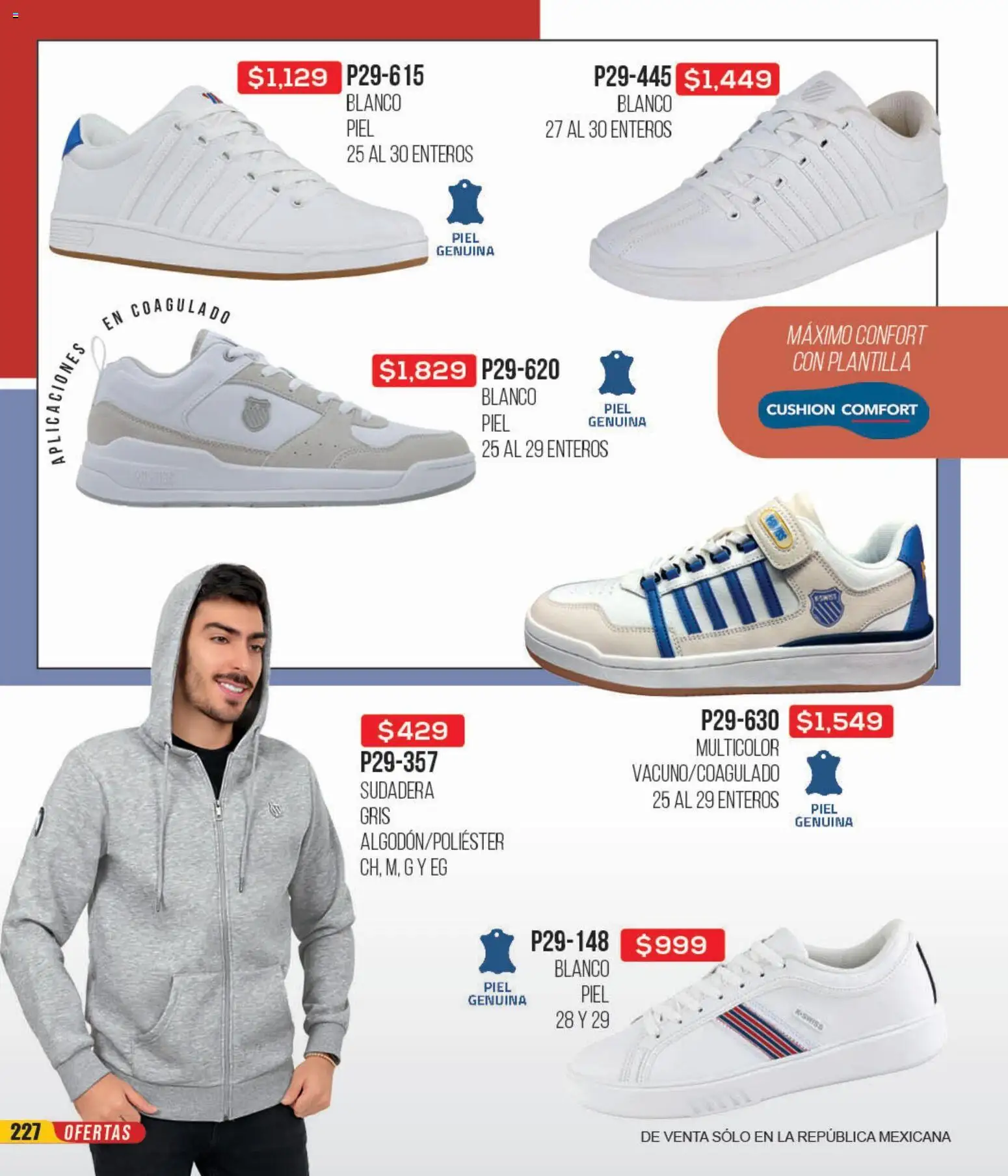 Nuevas ofertas de Cklass válidas en toda la República Mexicana desde el 12.01.2026. ¡Encuentra las mejores ofertas en Cklass catálogo Mega Ofertas Calzado! | Página: 228 | Productos: Sudadera