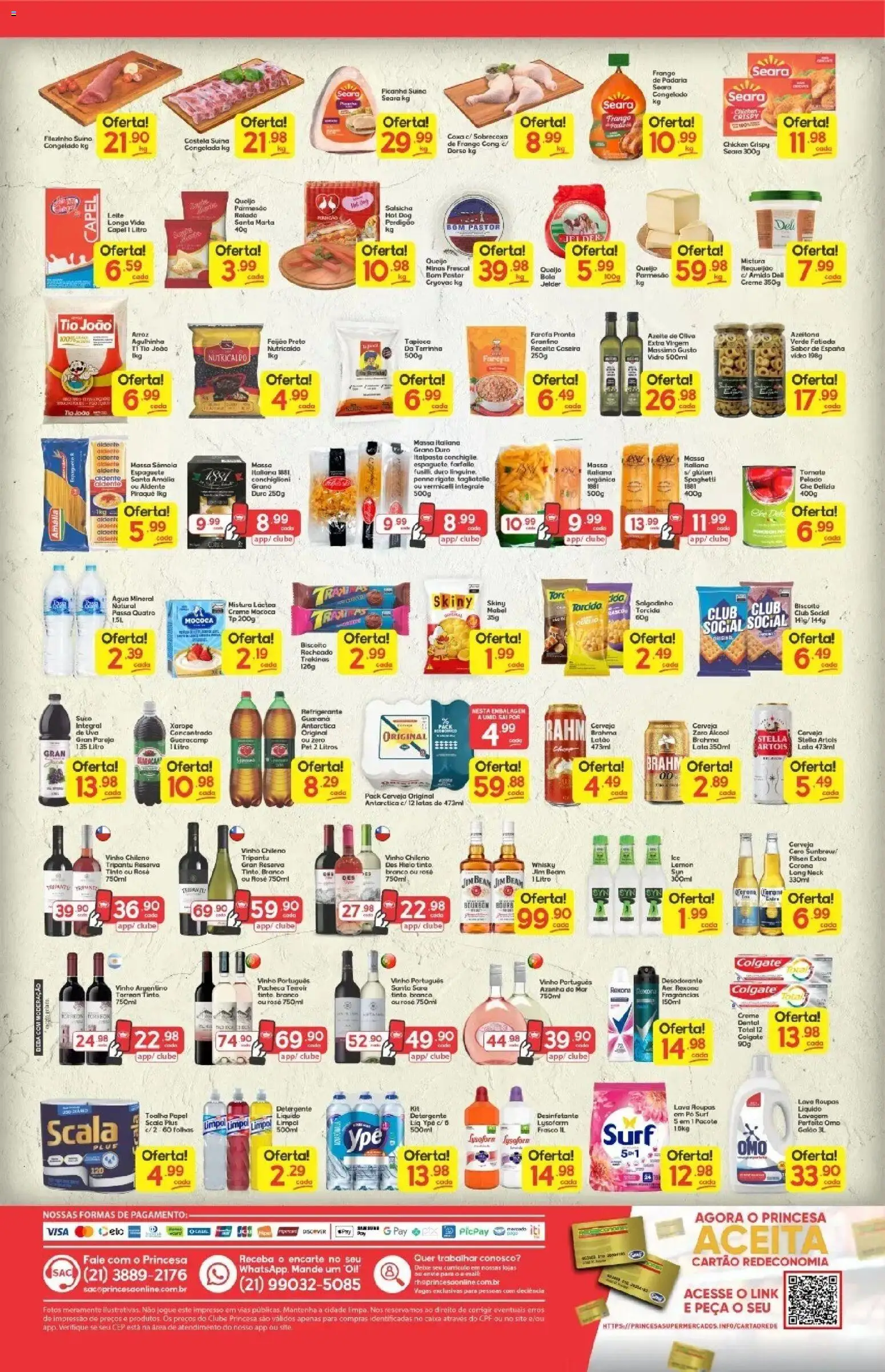 Princesa Folheto - válido de 20.04.2026 | Página: 1 | Produtos: Caixa, Roupas, Rexona, Farofa