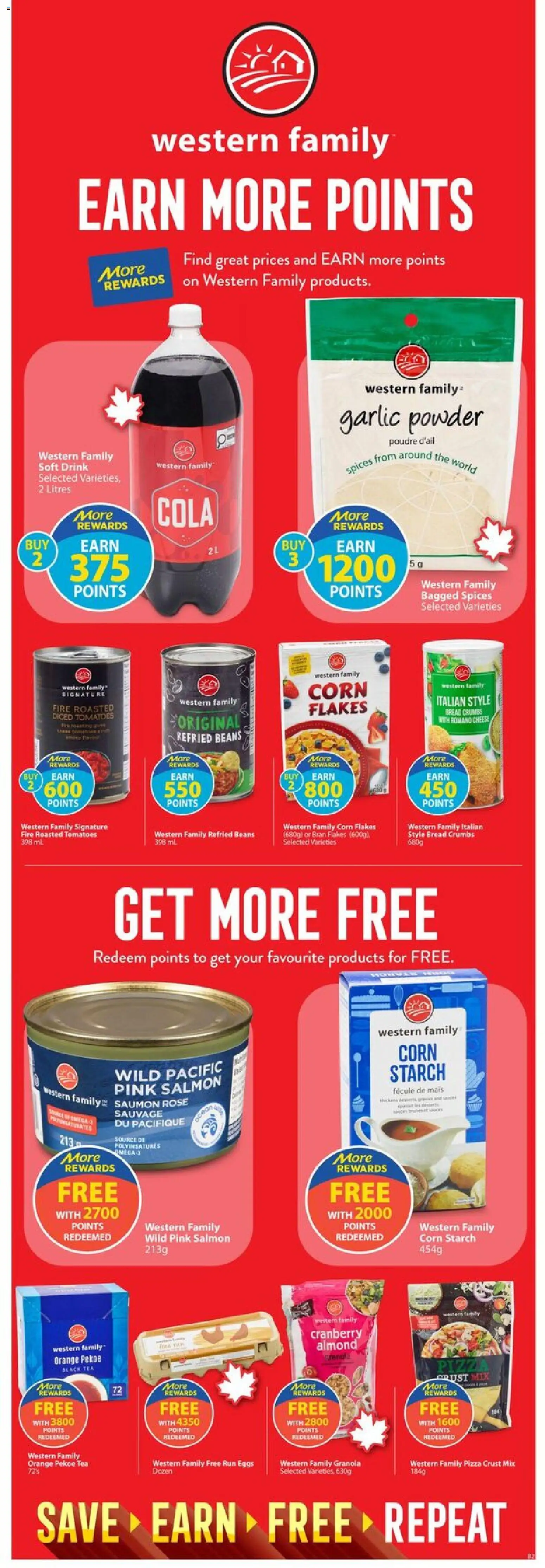 Save on foods flyer valid from 06.11.2025 | Page: 30 | Products: Tea, Flakes, Bread, Pizza