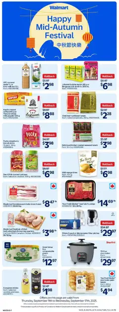 Walmart flyer valid from 11.09.2025 | Page: 6 | Products: Powder, Milk, Chicken, Pork
