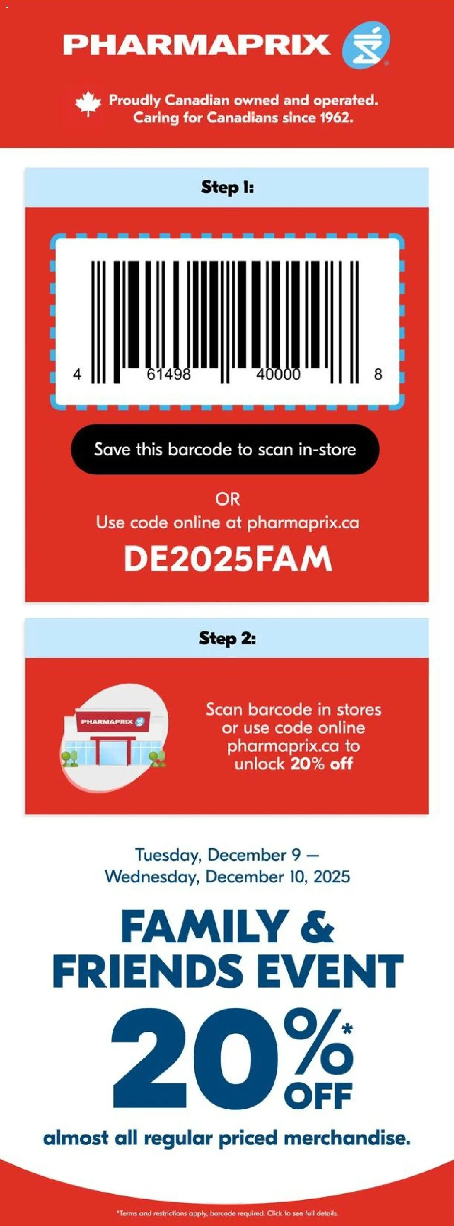 Pharmaprix flyer valid from 04.12.2025 | Page: 1