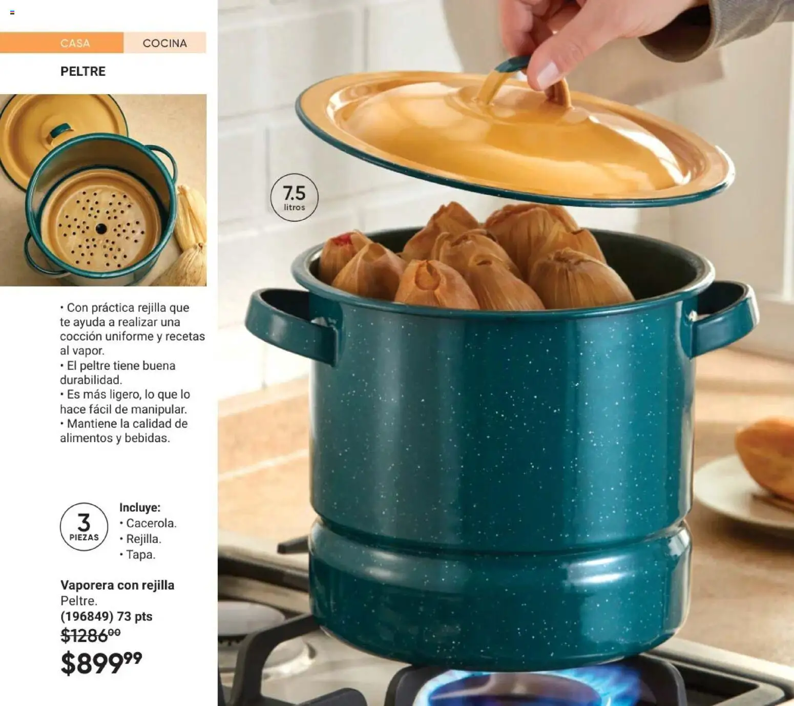 Nuevas ofertas de AVON válidas en toda la República Mexicana desde el 08.05.2026. ¡Encuentra las mejores ofertas en AVON Casa & Estilo 8 2026! | Página: 58 | Productos: Vaporera, Cocina, Rejilla, Té