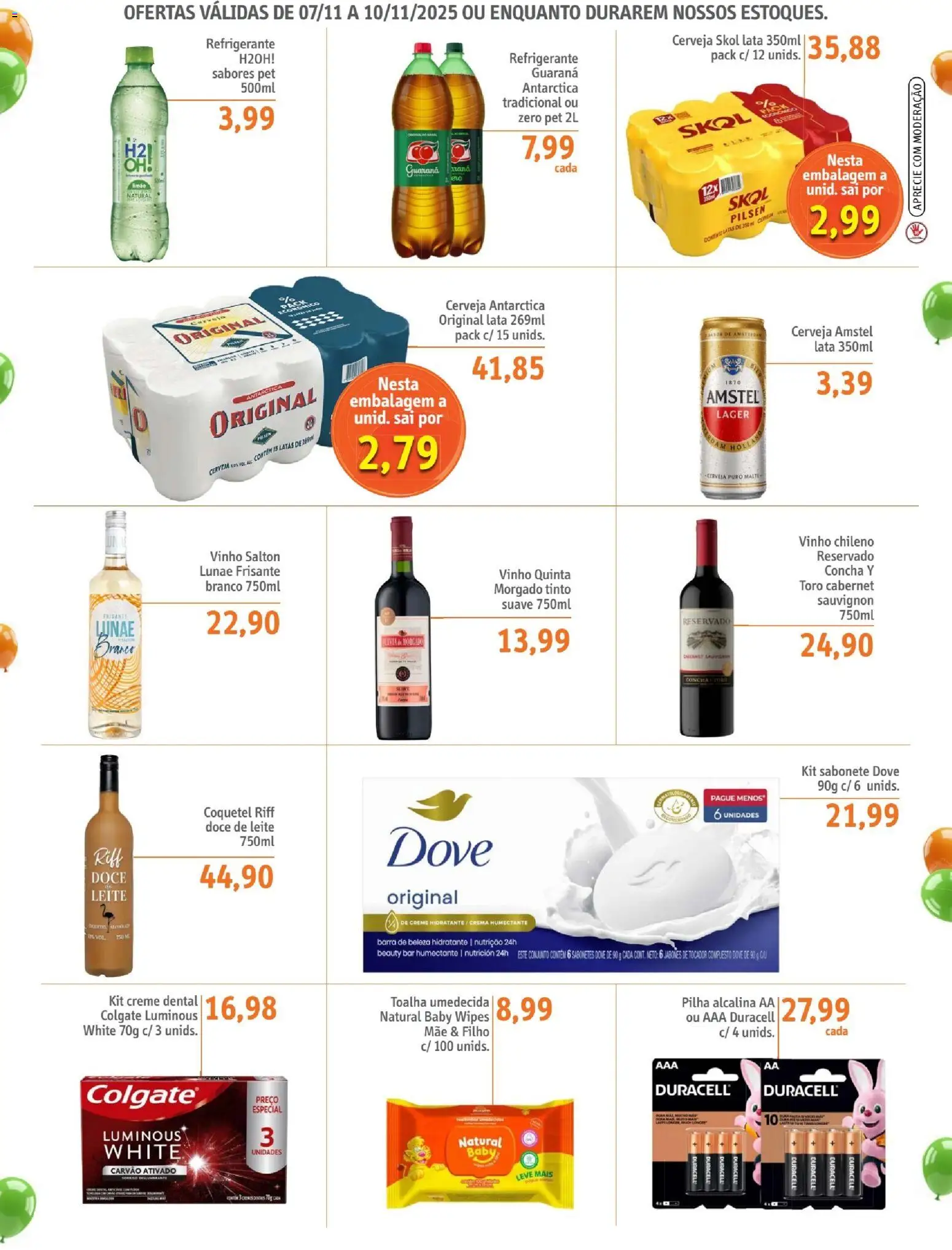 Sonda Folheto - válido de 07.11.2025 | Página: 3 | Produtos: Guaraná, Leite, Creme, Dove