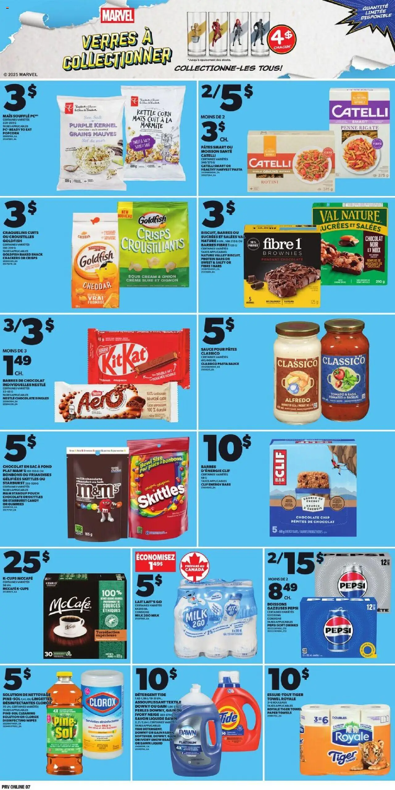 Provigo flyer valid from 11.09.2025 | Page: 7 | Products: Sour cream, Detergent, Milk, Chocolate