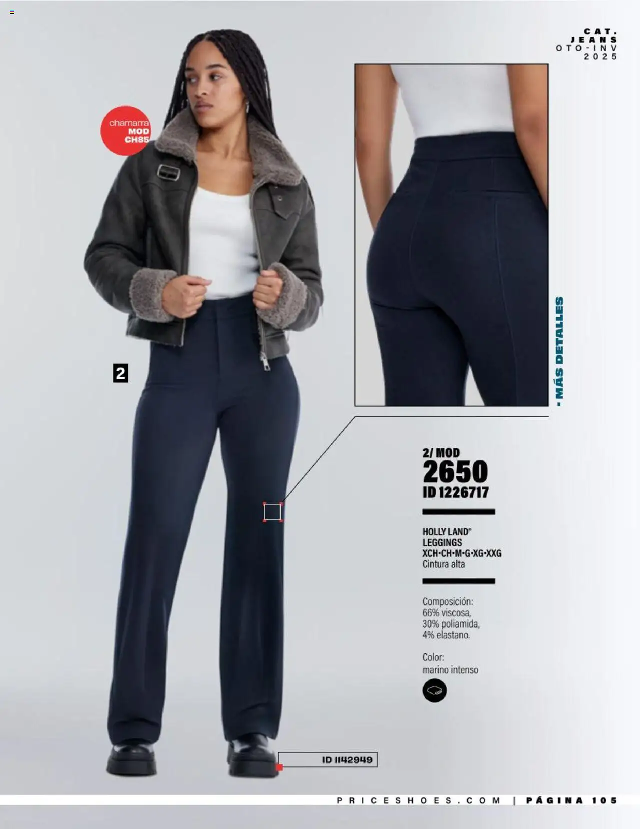 Nuevas ofertas de Price Shoes válidas en toda la República Mexicana desde el 05.08.2025. ¡Encuentra las mejores ofertas en Price Shoes - Catálogo Jeans ! | Página: 105 | Productos: Leggings, Chamarra
