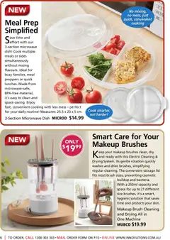 Preview of Innovations Catalogue Summer 2025 - valid from 24.09.2025 | Page: 6 | Products: Brush, Makeup, Microwave