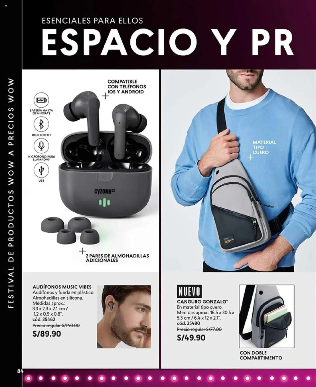 Catálogo CyZone válido desde 25.08.2025 | Página: 96 | Productos: Batería, Audífonos, Micrófono