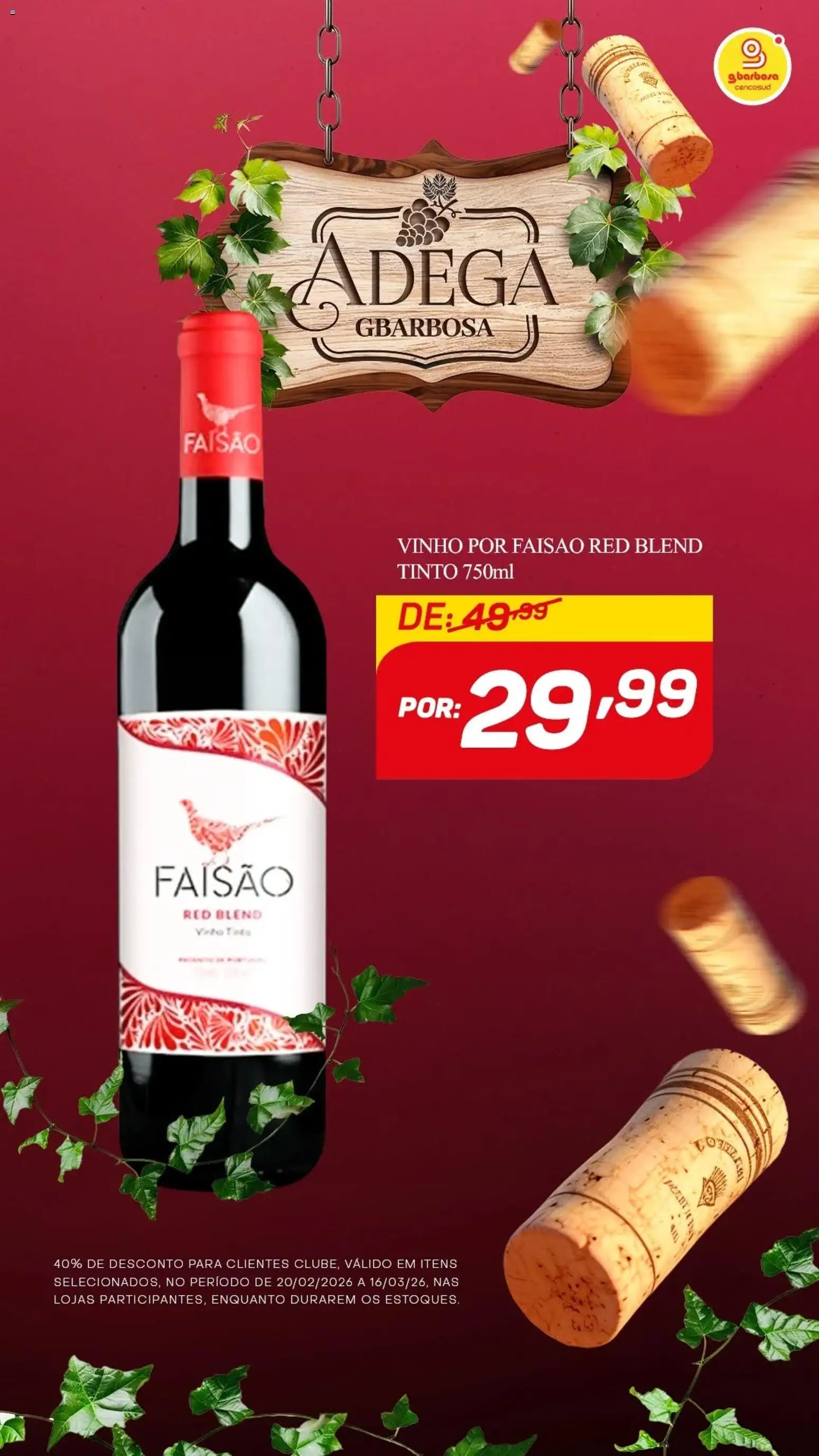 Gbarbosa Folheto - válido de 20.02.2026 | Página: 3 | Produtos: Vinho