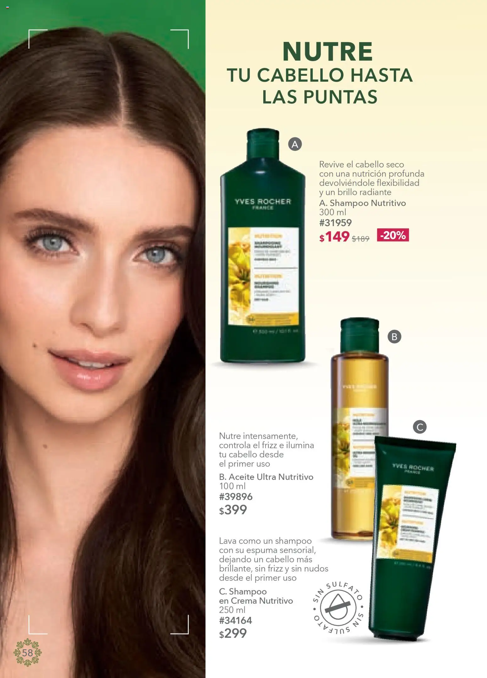 Nuevas ofertas de Yves Rocher válidas en toda la República Mexicana desde el 19.11.2025. ¡Encuentra las mejores ofertas en Yves Rocher campaña 16 2025! | Página: 60 | Productos: Crema, Aceite, Espuma, Radiante