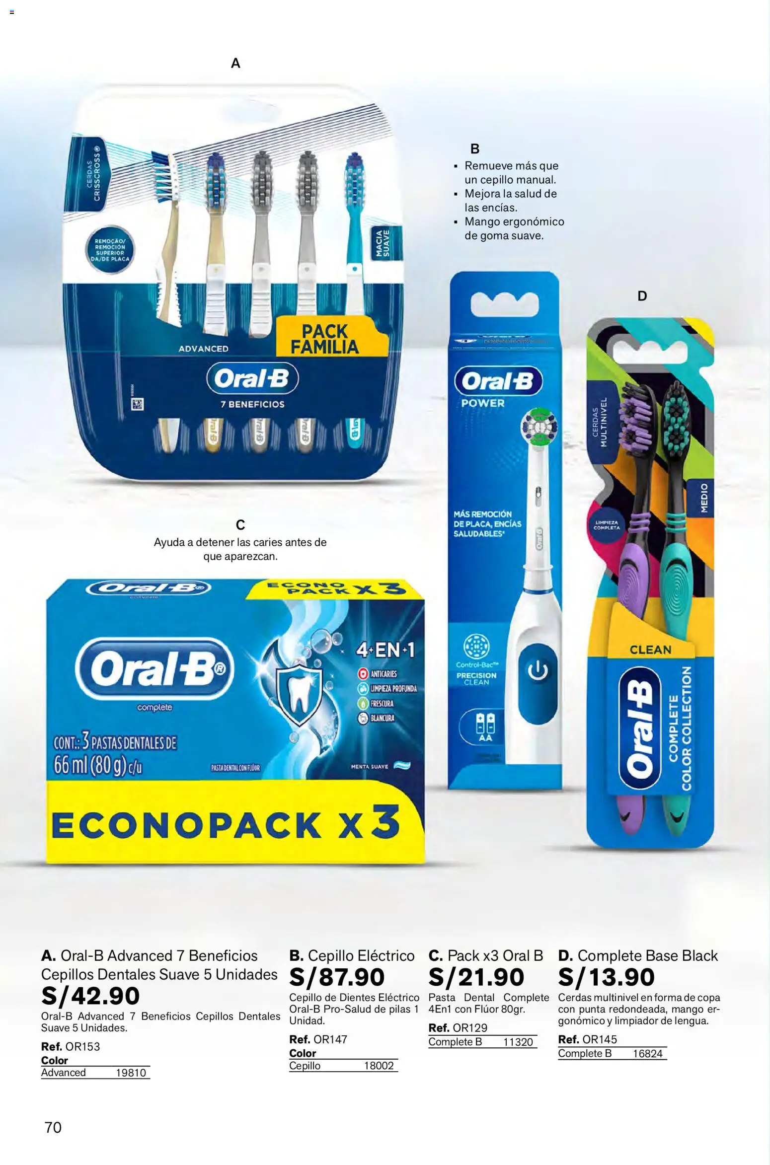 Catálogo Leonisa válido desde 26.12.2025 | Página: 70 | Productos: Pasta dental, Cepillo de dientes, Pasta, Cepillo de dientes eléctrico