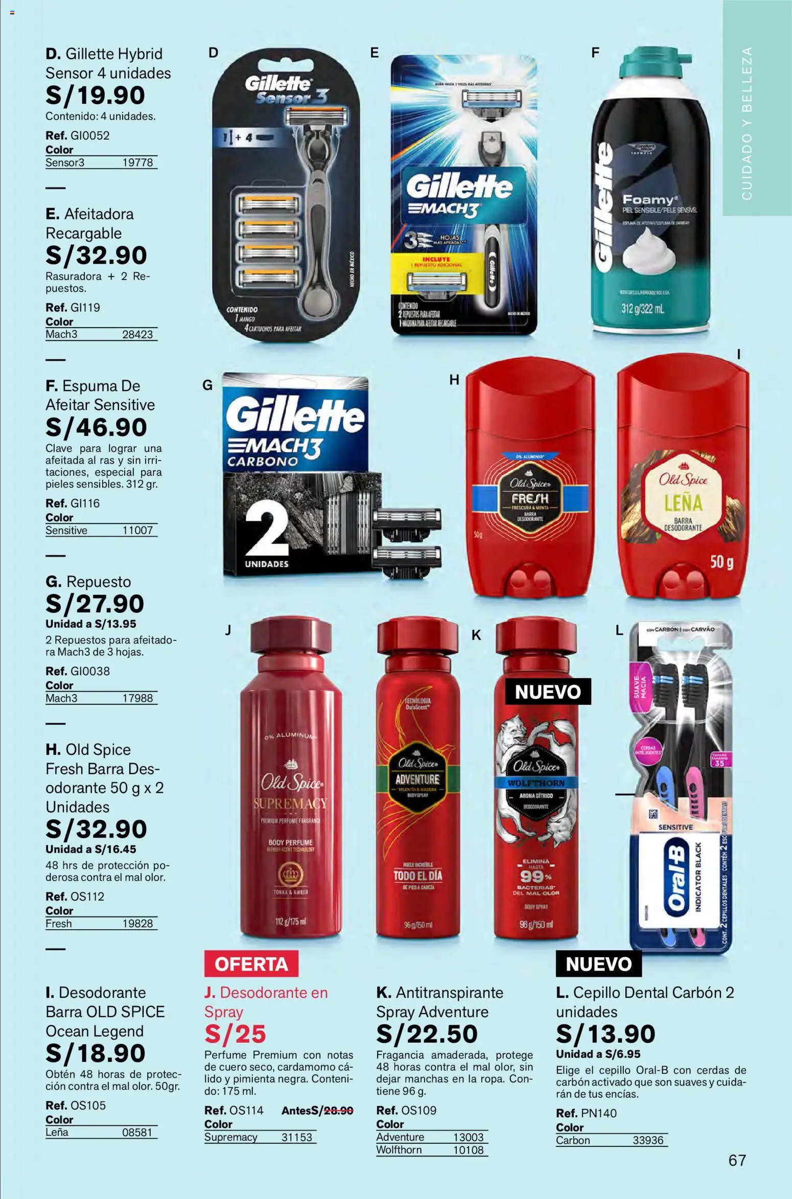 Catálogo Leonisa válido desde 26.12.2025 | Página: 67 | Productos: Espuma de afeitar, Antitranspirante, Perfume, Fragancia