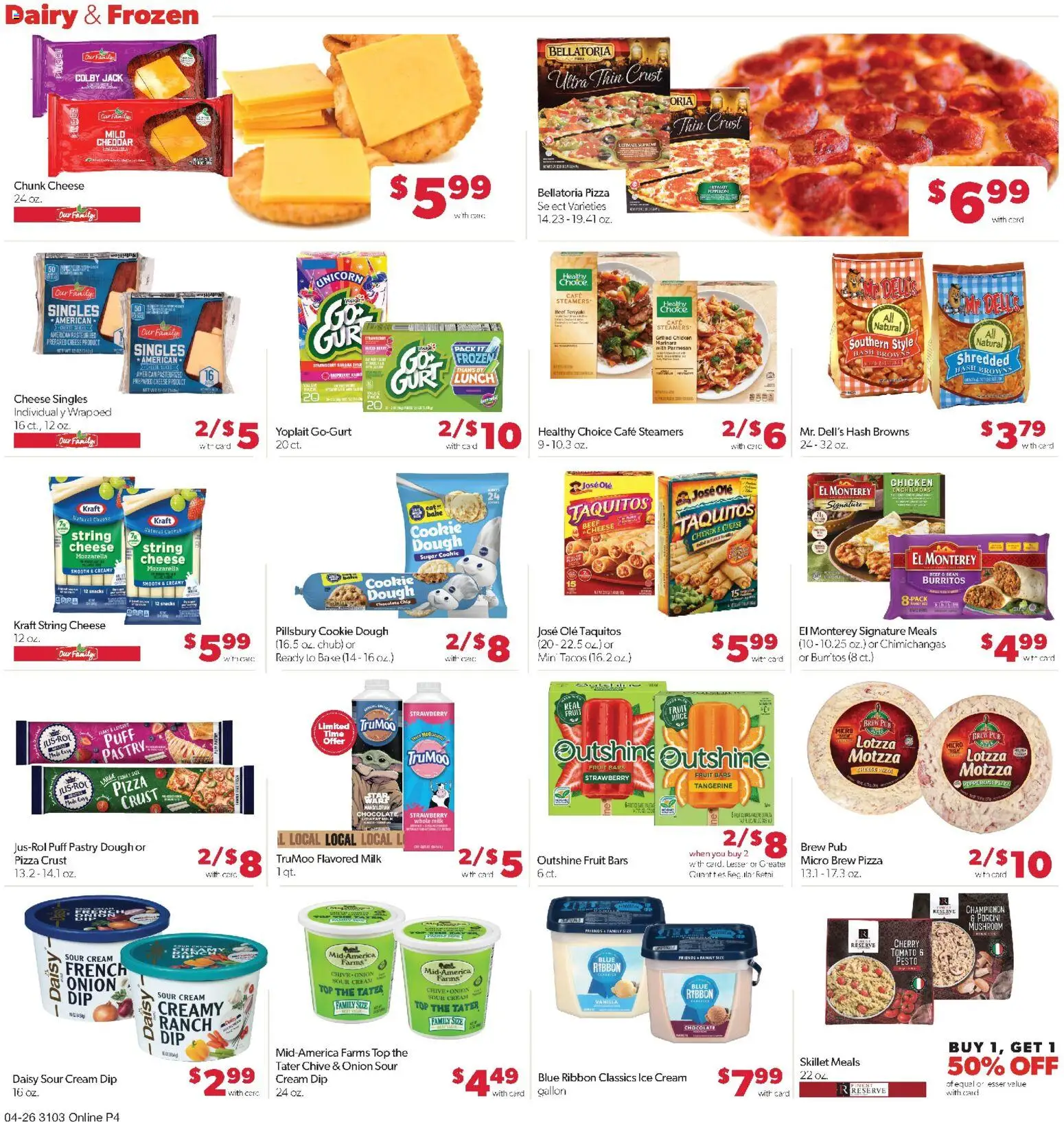 Family Fare Weekly Ad - ND - valid from 26.04.2026 | Page: 9 | Products: Skillet, Milk, Cream, Chocolate Chip