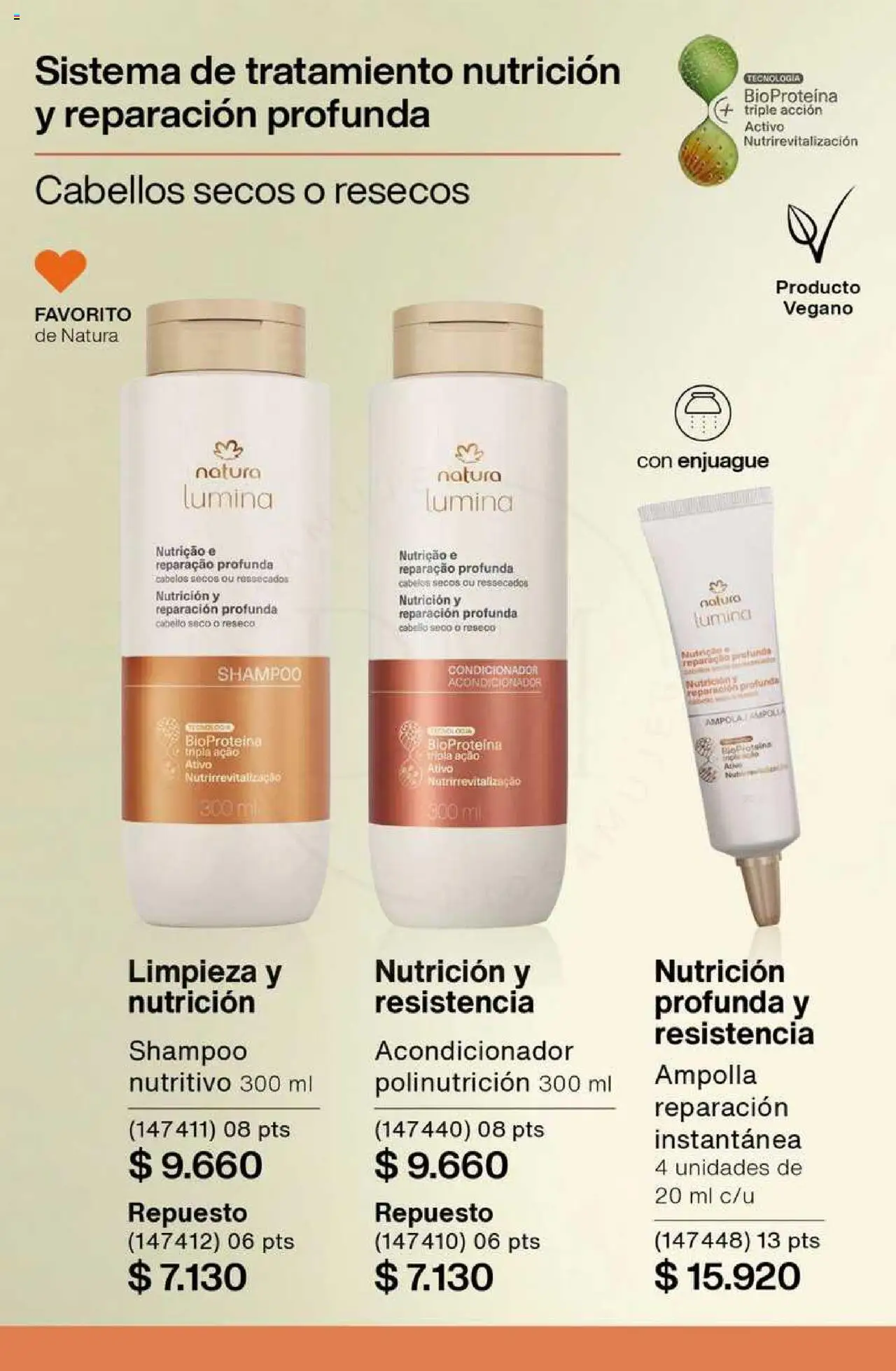Catálogo Natura Ciclo 6 │ válido desde el 03.04.2025 | Página: 206 | Productos: Shampoo, Acondicionador, Ampolla