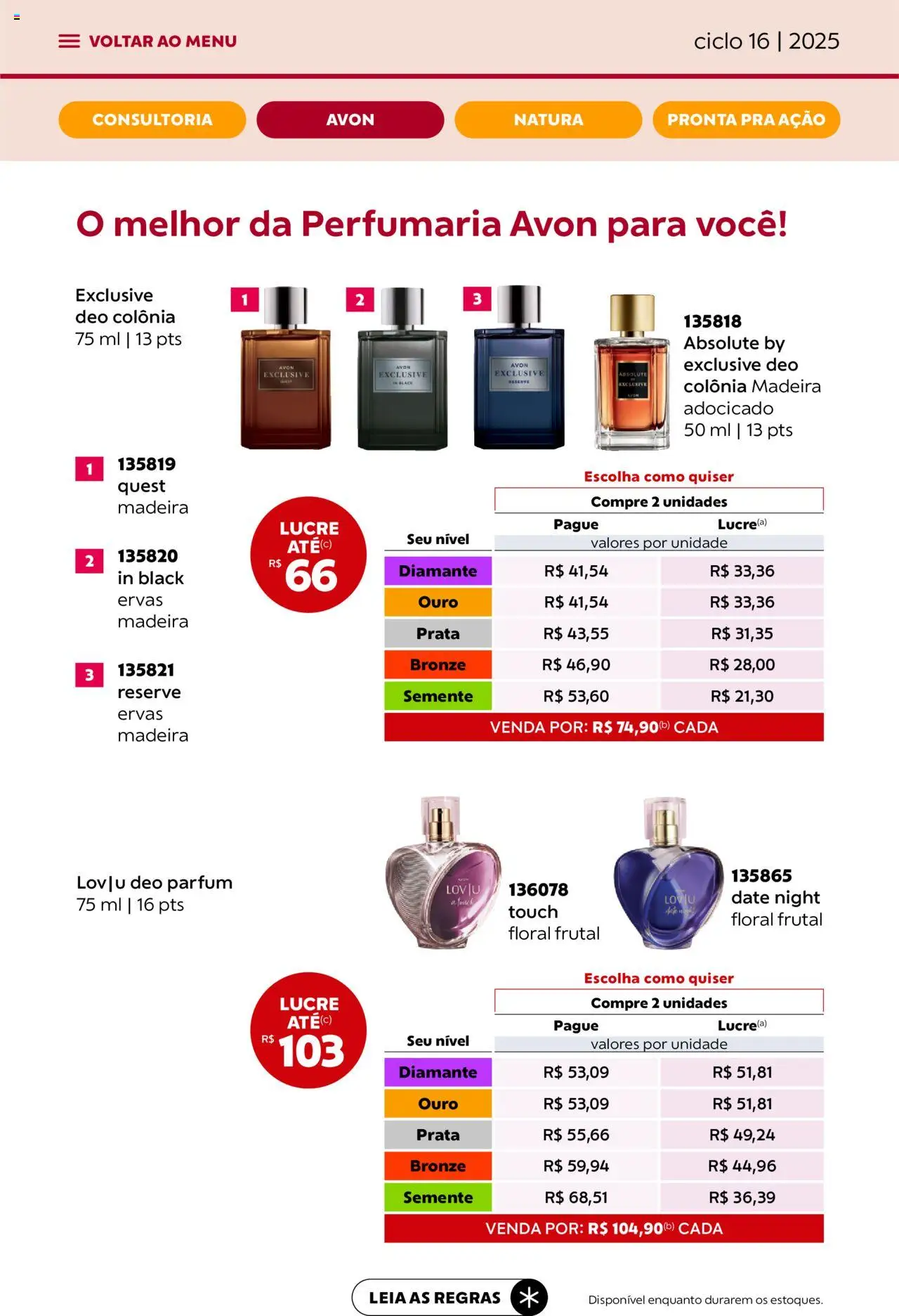 Avon Folheto - válido de 26.09.2025 | Página: 38