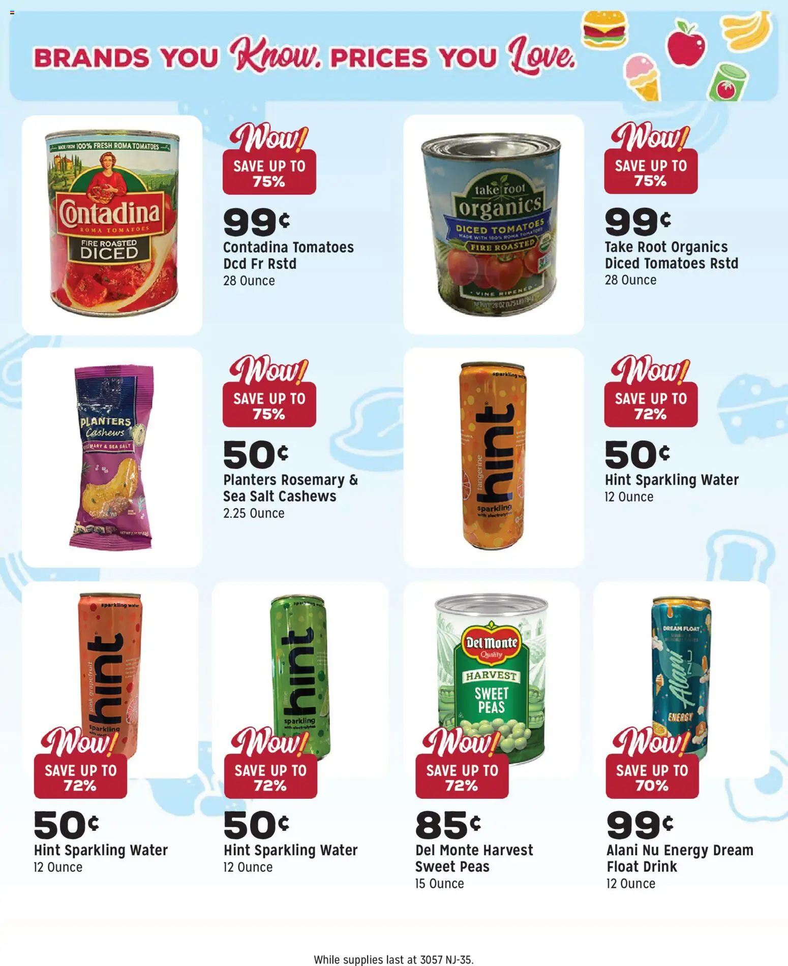 Grocery Outlet Weekly Ad - NJ - valid from 11.02.2026 | Page: 10 | Products: Tomatoes, Water, Salt