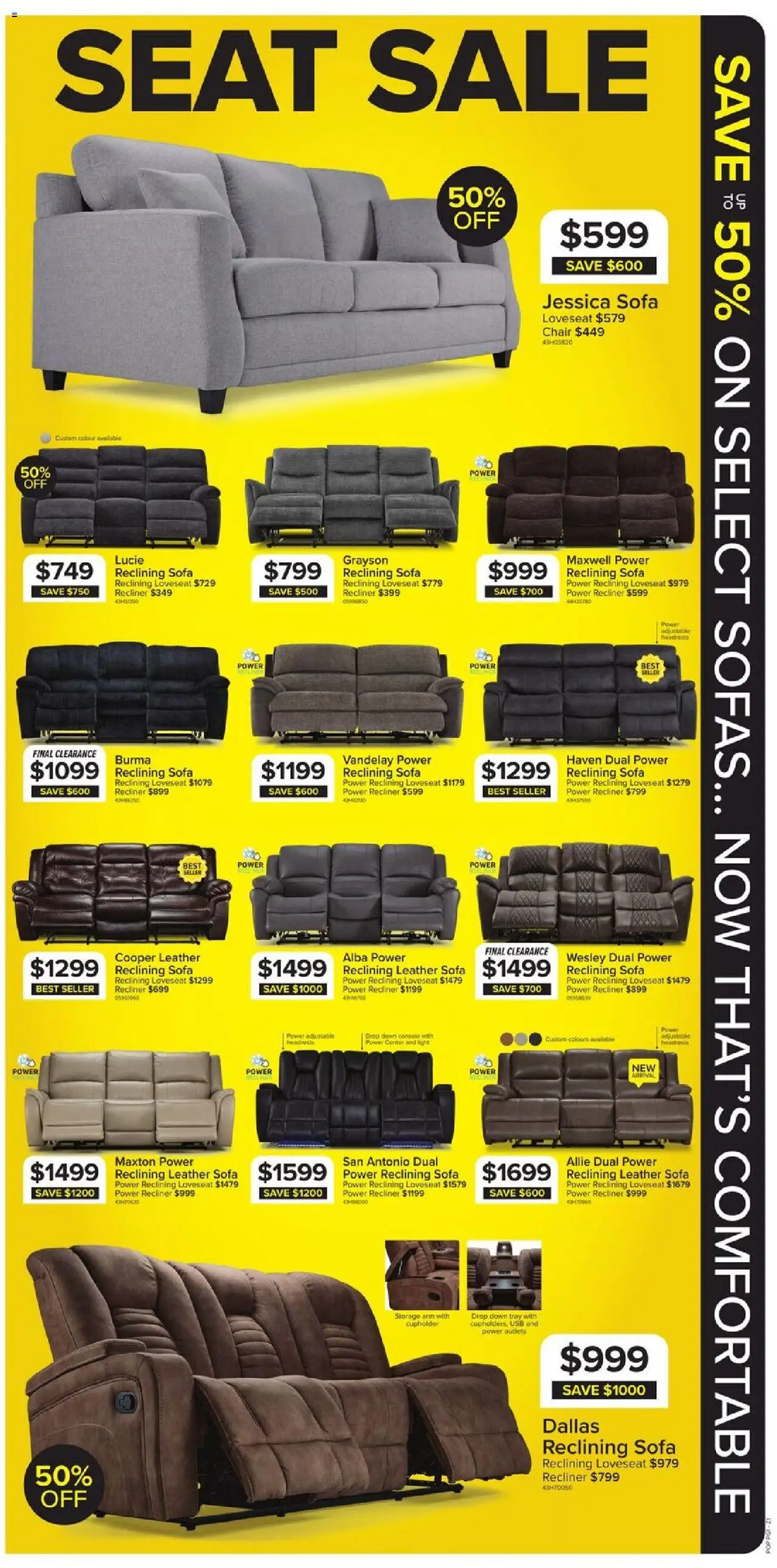 Leon's flyer valid from 14.08.2025 | Page: 5 | Products: Sofa, Chair