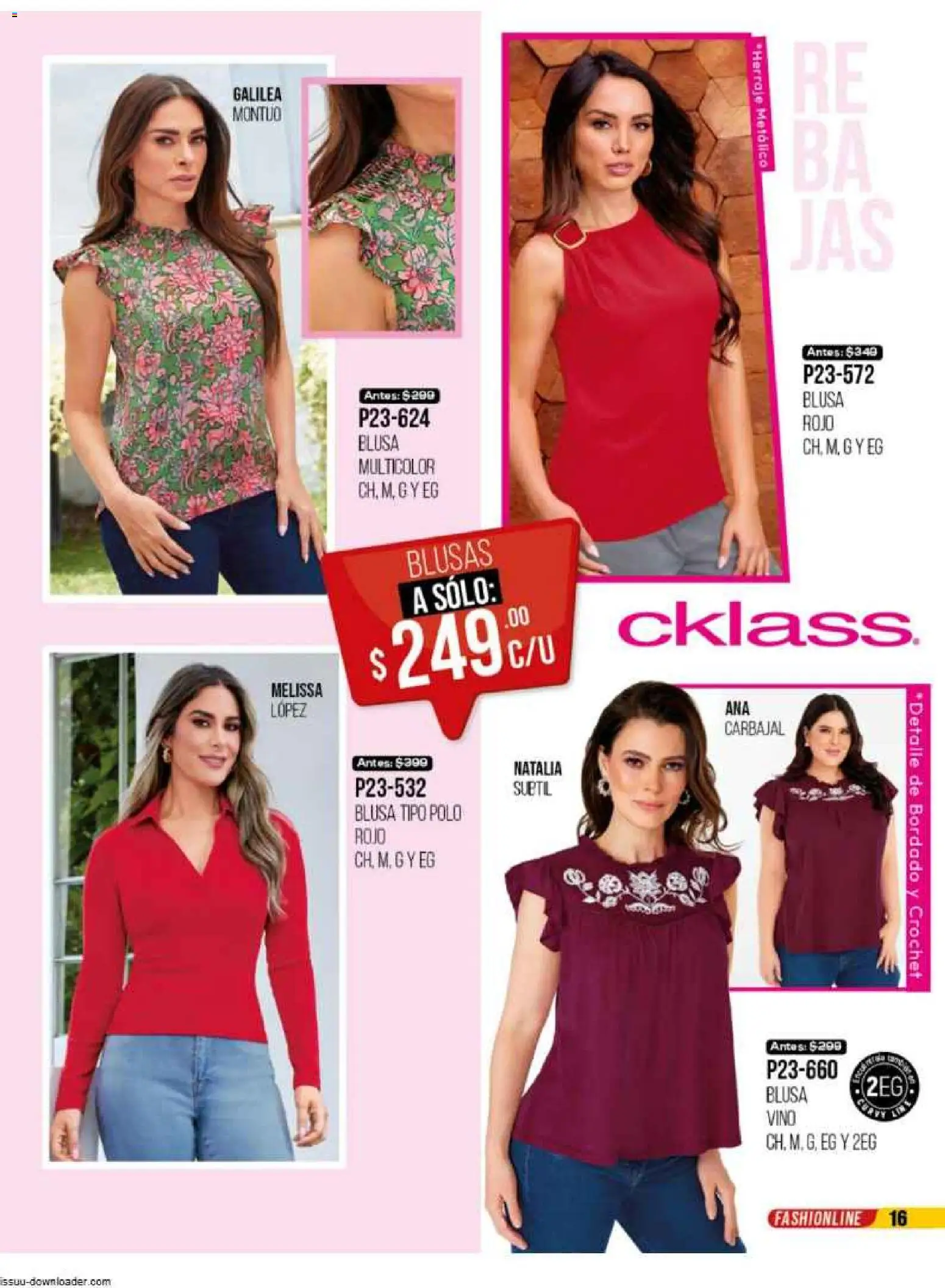 Nuevas ofertas de Cklass válidas en toda la República Mexicana desde el 31.10.2025. ¡Encuentra las mejores ofertas en Cklass catálogo Super Rebajas Ropa! | Página: 19 | Productos: Blusa, Vino