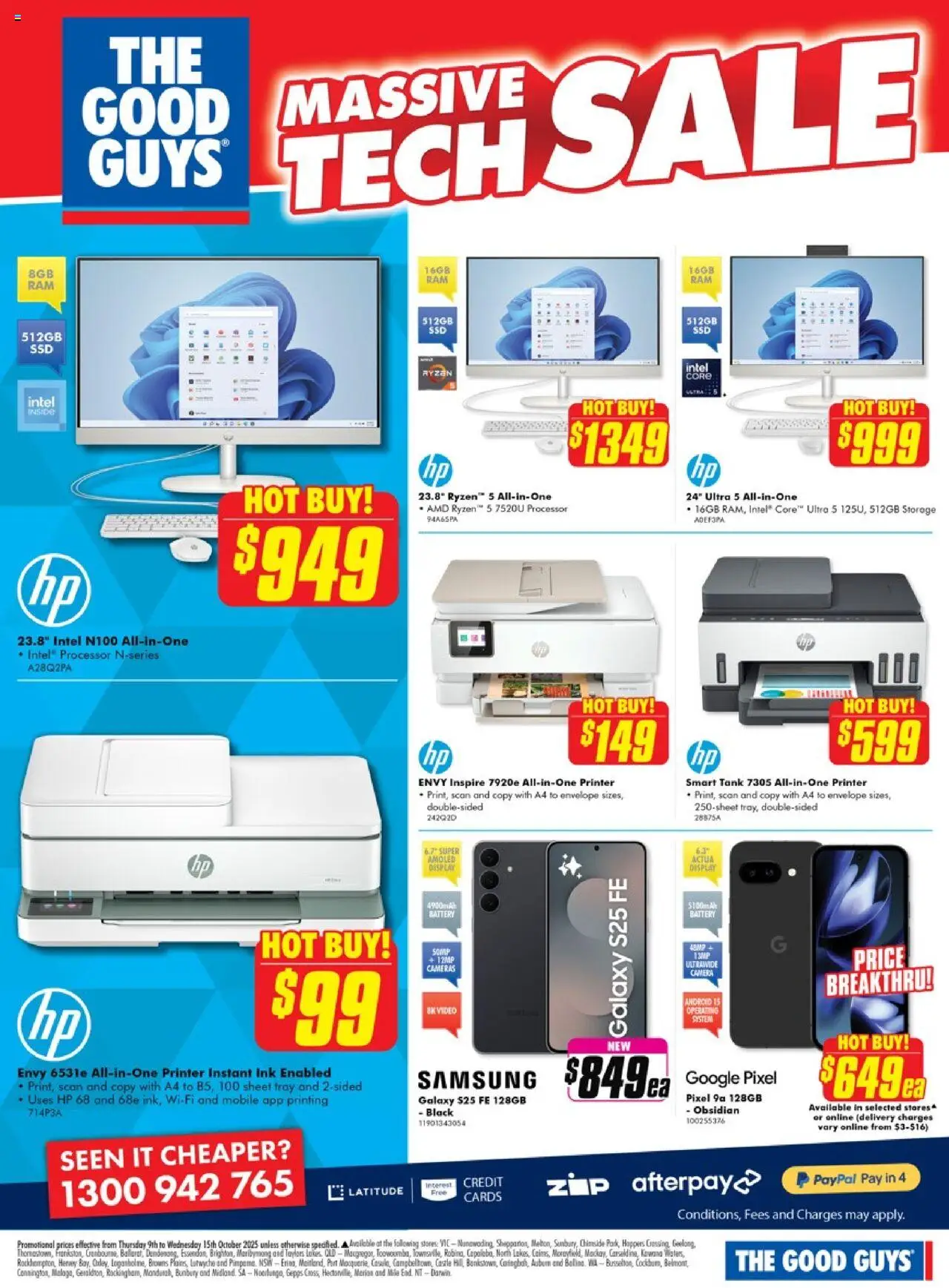 The Good Guys catalogue - valid from 08.10.2025 | Page: 7 | Products: Battery, Printer, Camera, Mobile