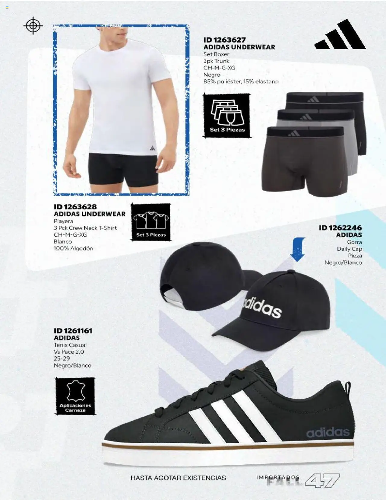 Nuevas ofertas de Price Shoes válidas en toda la República Mexicana desde el 18.10.2025. ¡Encuentra las mejores ofertas en Price Shoes catálogo Fall Importados segunda! | Página: 47 | Productos: Tenis, Gorra, Algodón, Playera