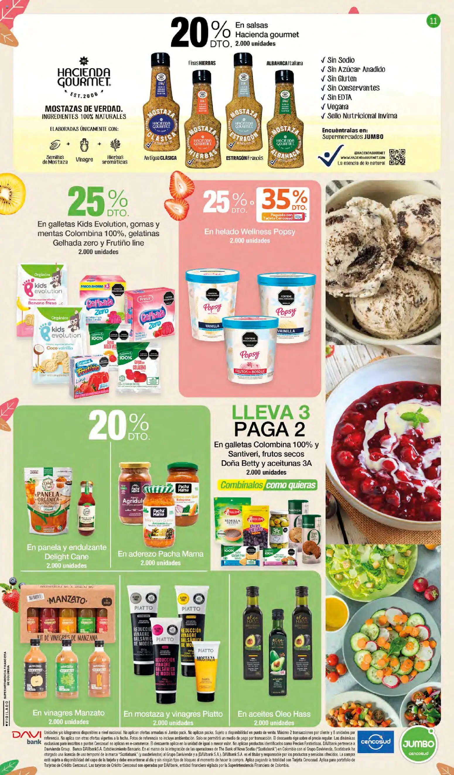 Jumbo revista - valida desde el 15.01.2026 | Página: 11 | Productos: Banano, Semillas, Coco, Endulzante