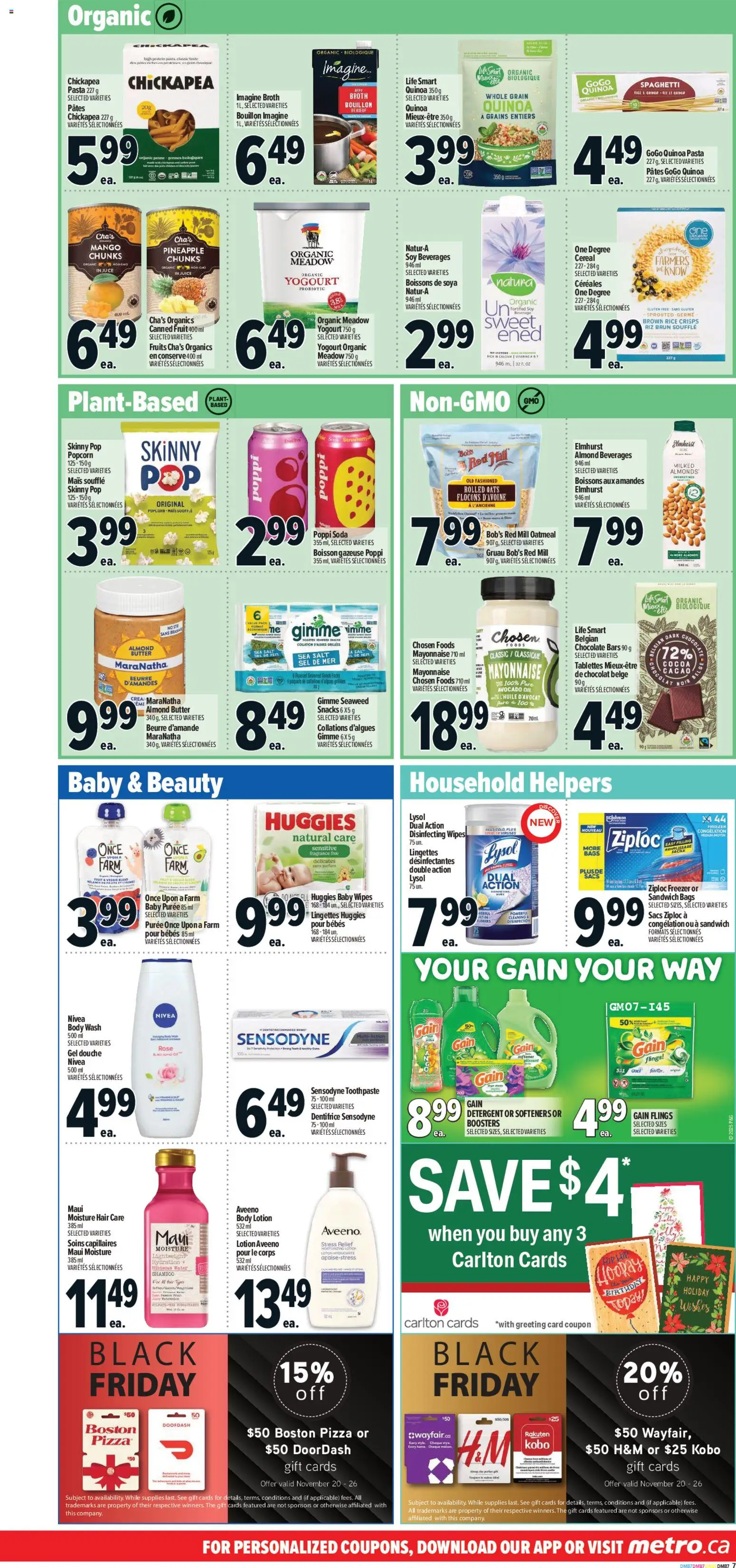 Metro flyer valid from 20.11.2025 | Page: 13 | Products: Pineapple, Freezer, Fragrance, Body wash