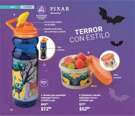 Vista previa de A. Botella gran capacidad Halloween Plástico., Botella gran capacidad Halloween Plástico. (222937) 6 pts, nuevo folleto de la tienda, válido en México a partir del 12.09.2025 | Página: 194 | Productos: Botella