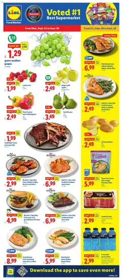 Preview of Lidl weekly ads valid from 24.09.2025