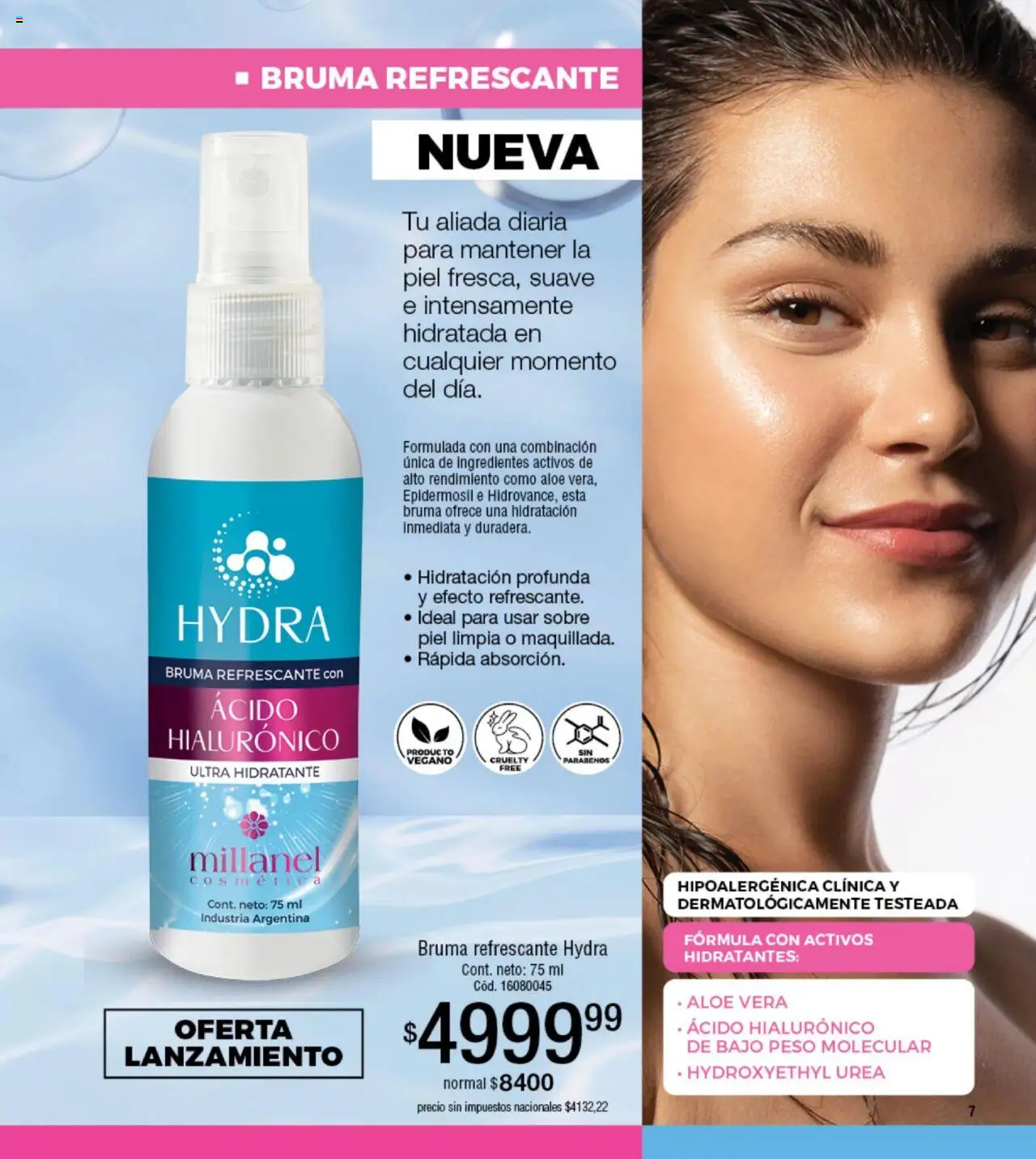 Millanel - Catálogo │ válido desde el 20.10.2025 | Página: 7 | Productos: Peso, Sobre, Bruma