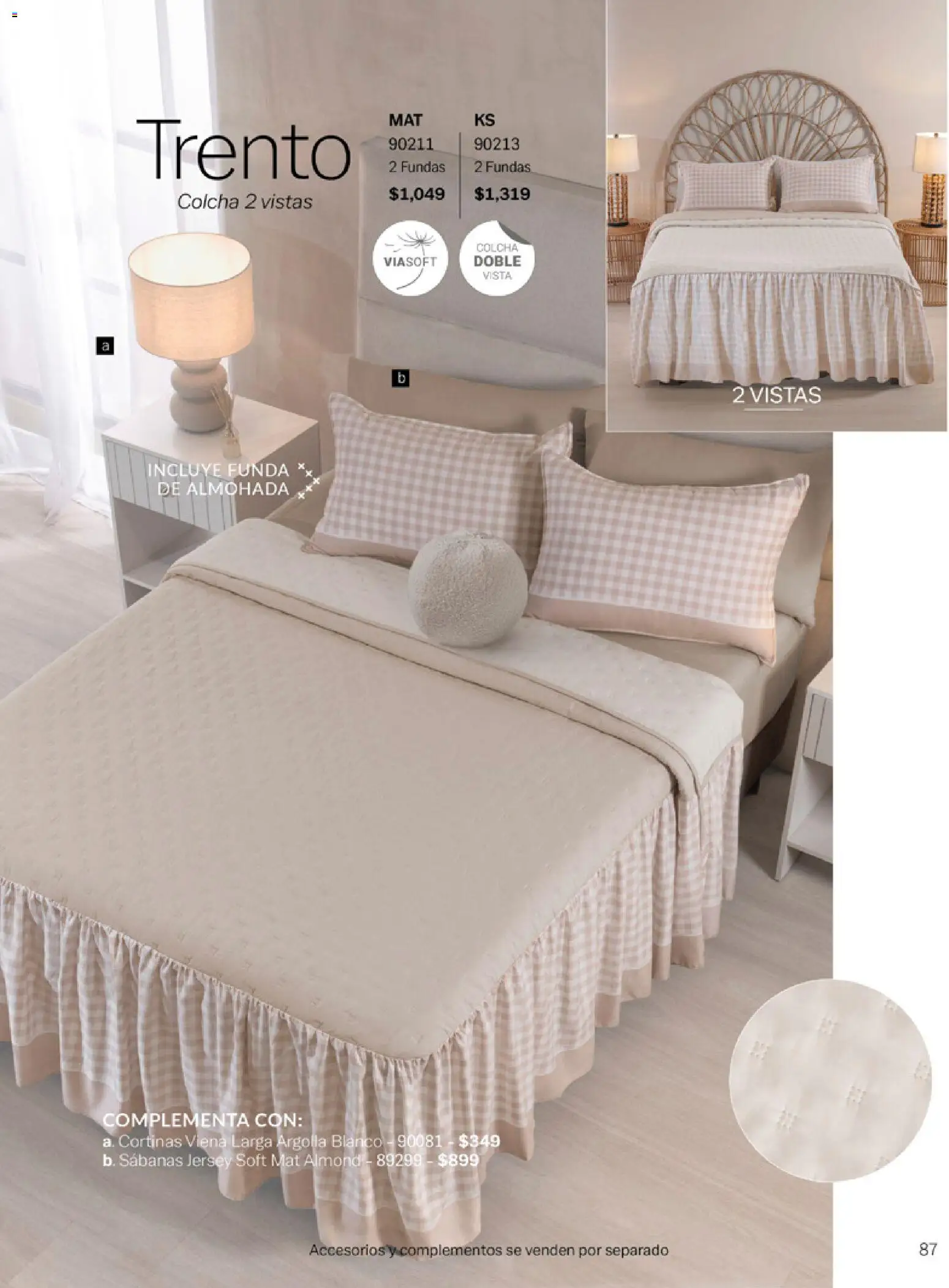 Nuevas ofertas de Vianney válidas en toda la República Mexicana desde el 06.03.2026. ¡Encuentra las mejores ofertas en Vianney catálogo Tu hogar, nuestra pasión! | Página: 89