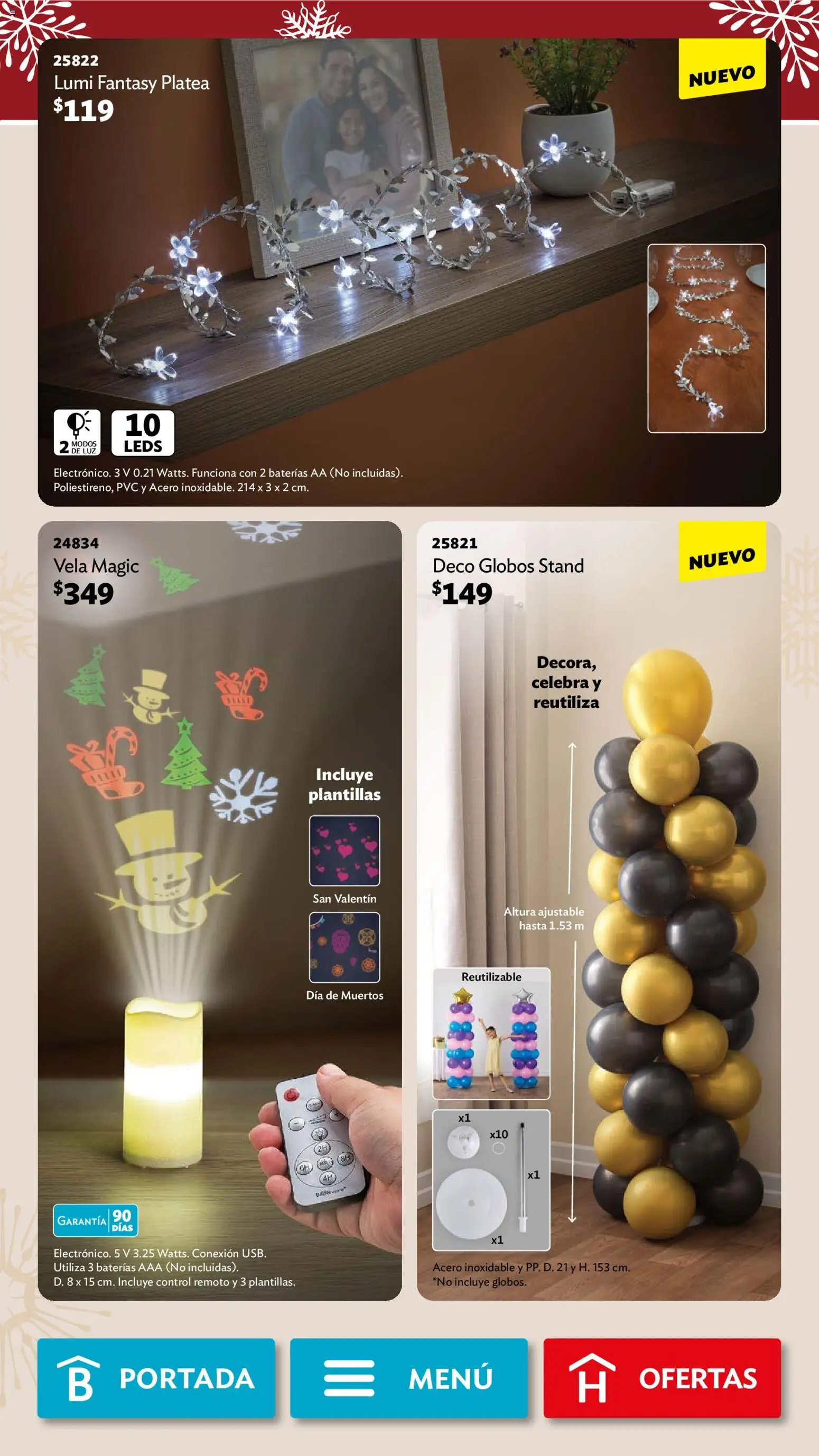 Nuevas ofertas de Betterware válidas en toda la República Mexicana desde el 01.12.2025. ¡Encuentra las mejores ofertas en Betterware campaña 12 2025! | Página: 19 | Productos: Control remoto, Vela