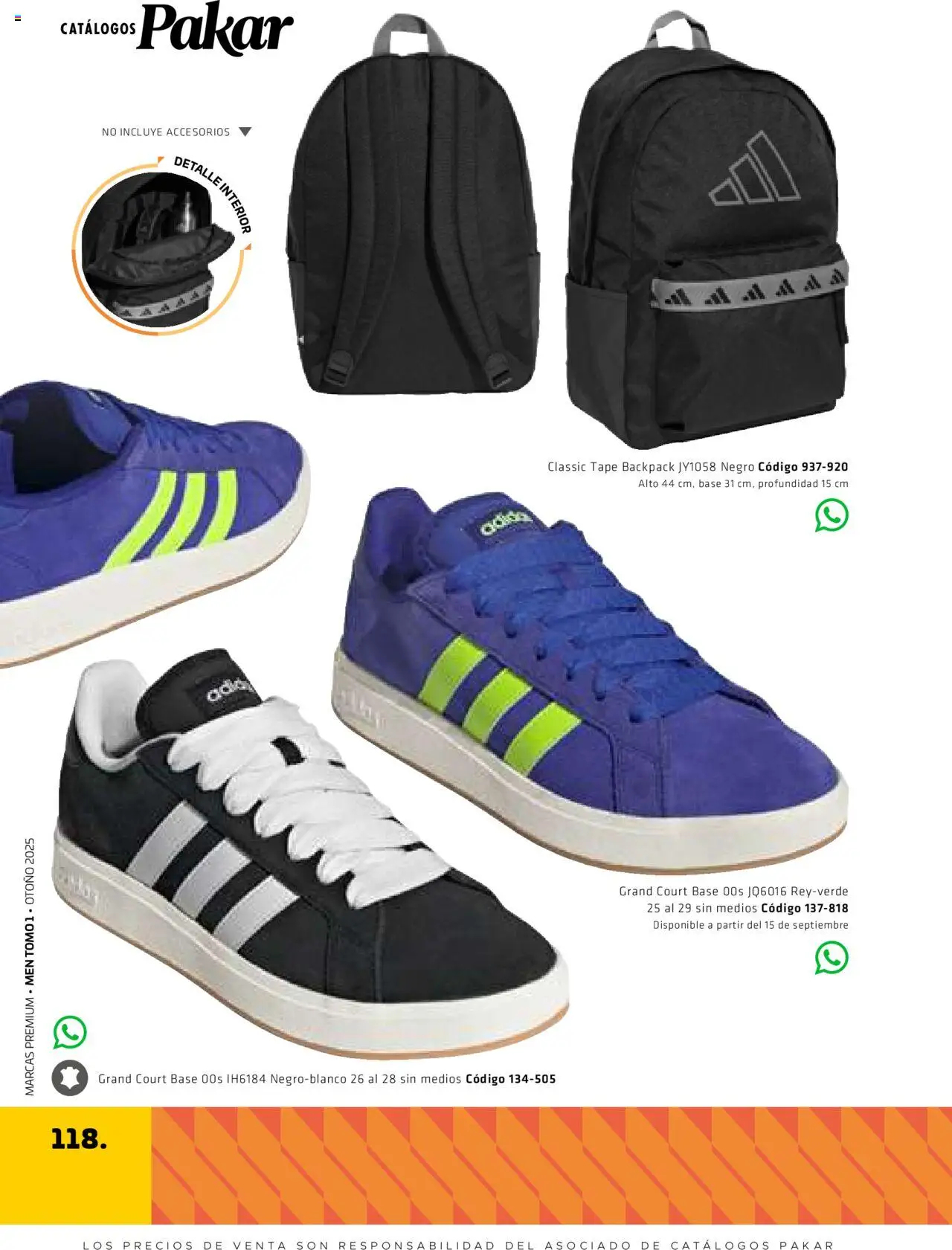 Nuevas ofertas de SC Pakar válidas en toda la República Mexicana desde el 29.08.2025. ¡Encuentra las mejores ofertas en SC Pakar - Catálogo Otoño Men Tomo 1! | Página: 118