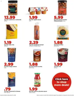 Preview of HyVee weekly ads valid from 08.12.2025 | Page: 22 | Products: Butter, Cheese, Bread, Rice