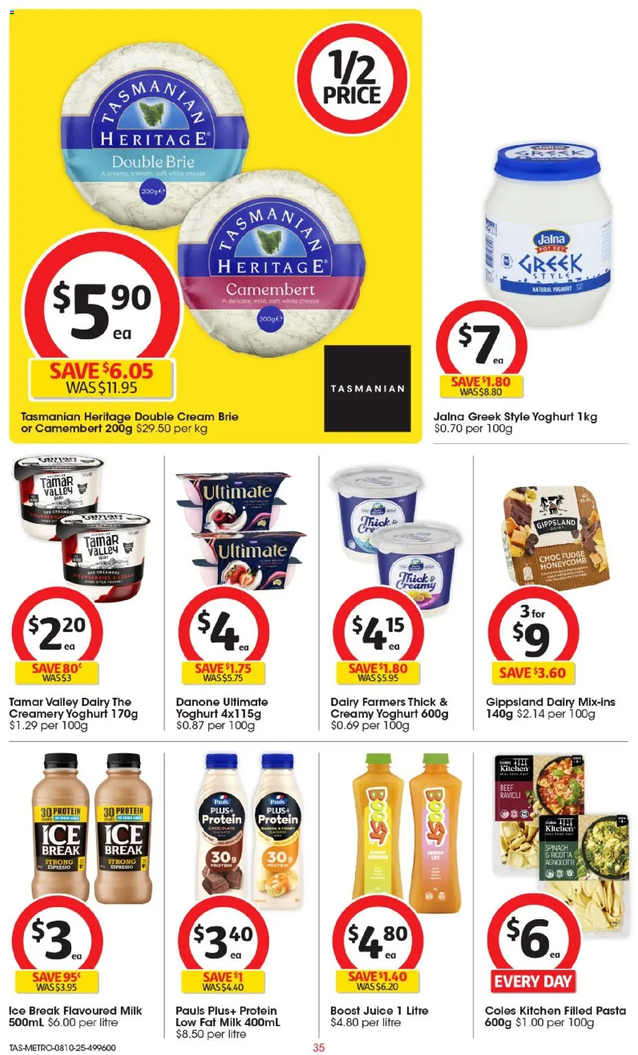 Coles catalogue - valid from 08.10.2025 | Page: 35 | Products: Pot, Juice, Beef, Strawberries