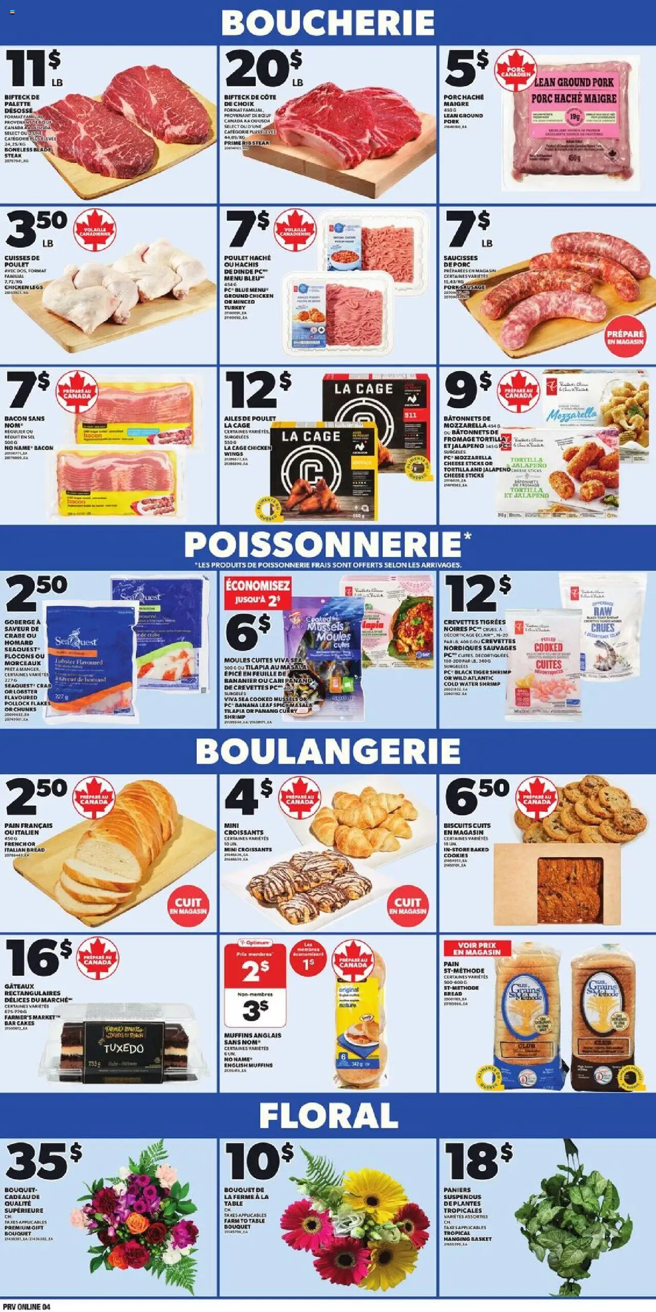 Provigo flyer valid from 18.09.2025 | Page: 4 | Products: Cookies, Flakes, PC, Pork