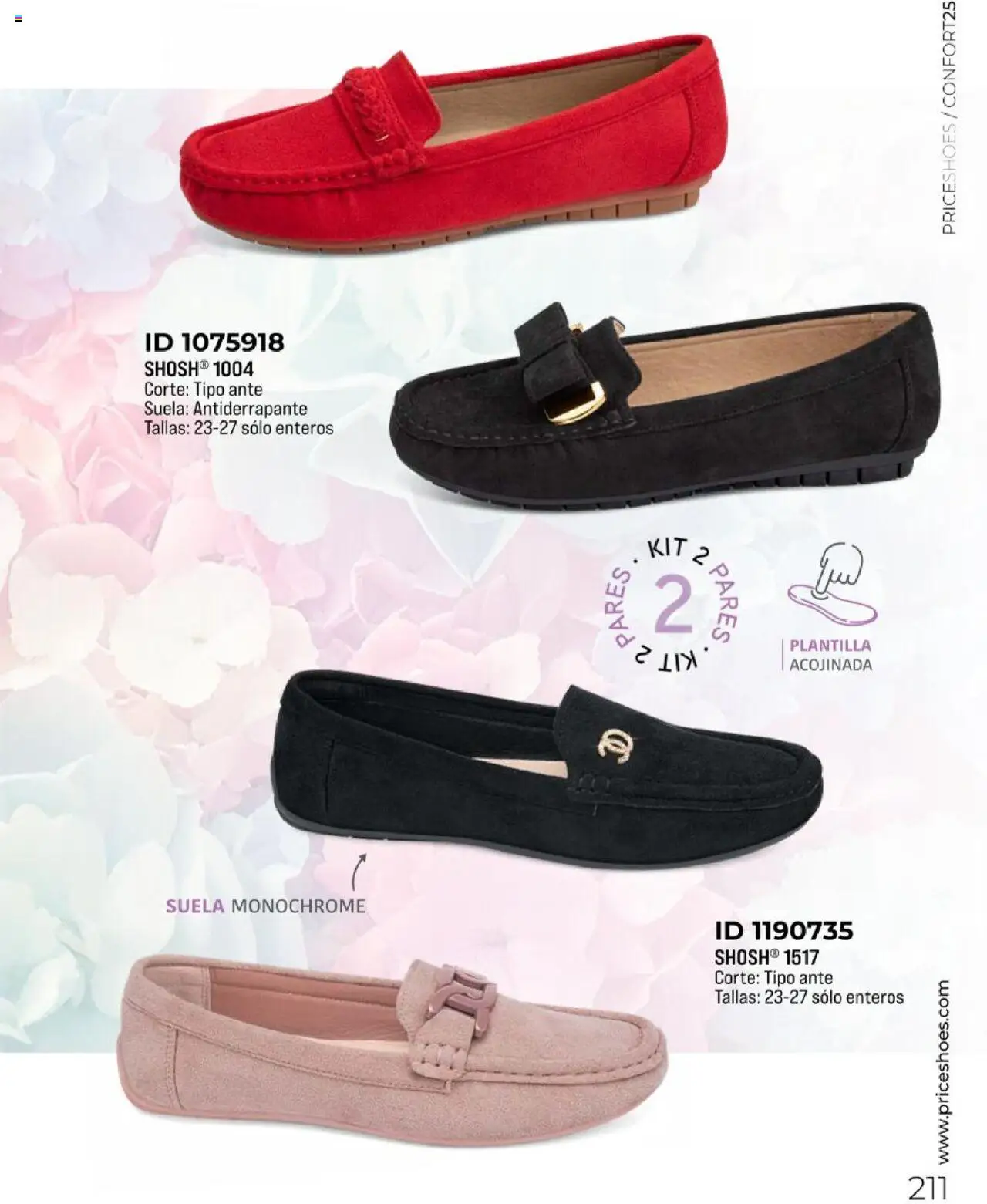 Nuevas ofertas de Price Shoes válidas en toda la República Mexicana desde el 10.02.2025. ¡Encuentra las mejores ofertas en Price Shoes catálogo Confort! | Página: 211