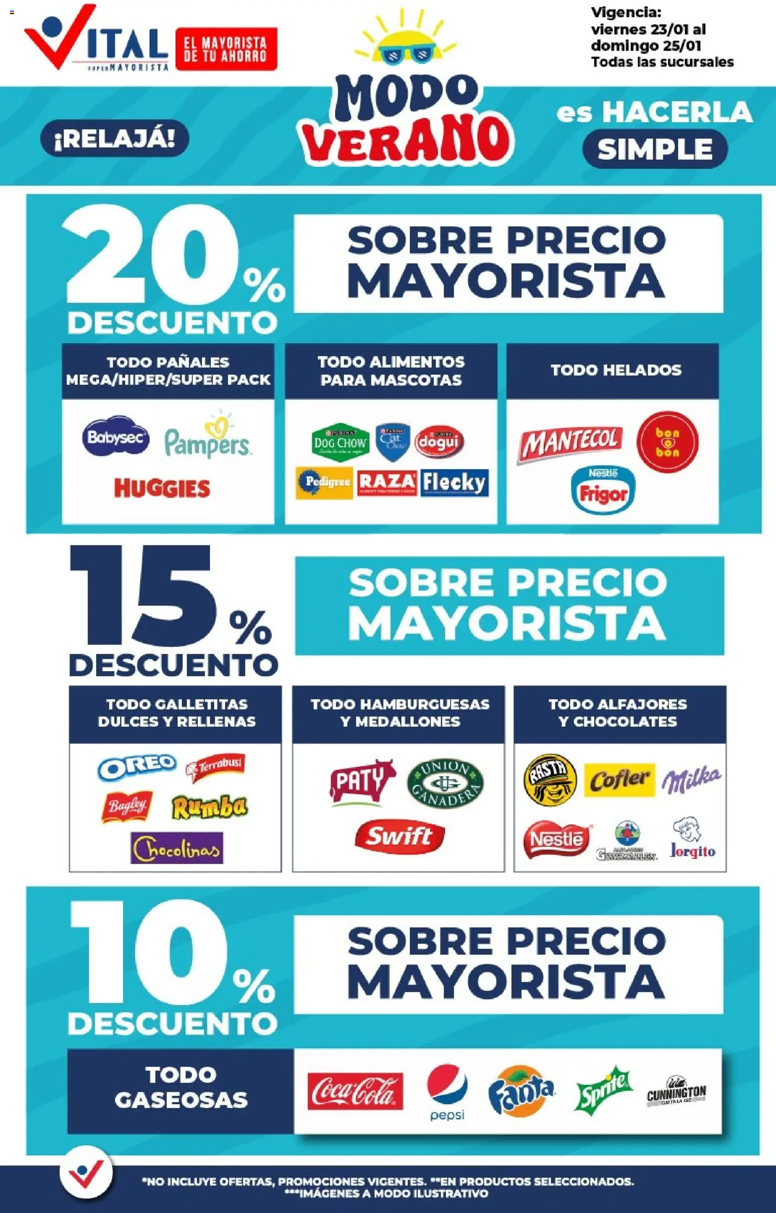 Vital - Ofertas fin │ válido desde el 23.01.2026 | Página: 5 | Productos: Sobre, Galletitas, Pañales