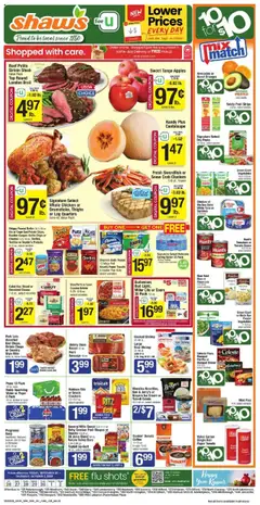 Preview of Shaw's weekly ads valid from 26.09.2025