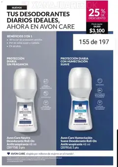 Vista previa Catálogo AVON Campaña 15/2025 válido desde el 23.10.2025 | Página: 135 | Productos: Almendras, Fragancia, Desodorante, Antitranspirante