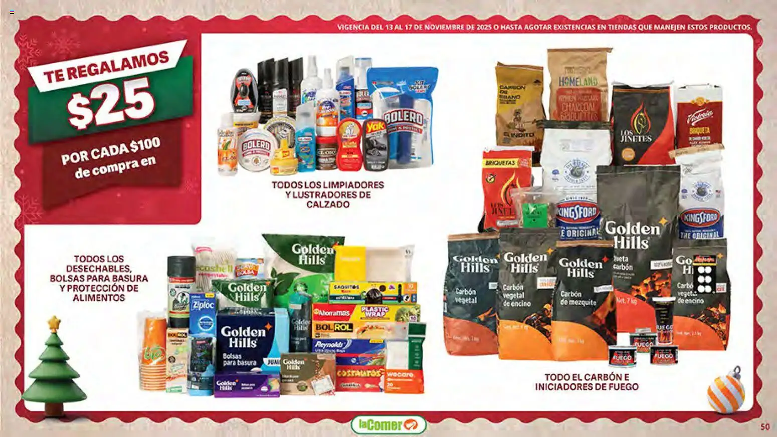 Nuevas ofertas de La Comer válidas en toda la República Mexicana desde el 13.11.2025. ¡Encuentra las mejores ofertas en La Comer Buen Fin ! | Página: 50 | Productos: Bolsa, Juego, Té