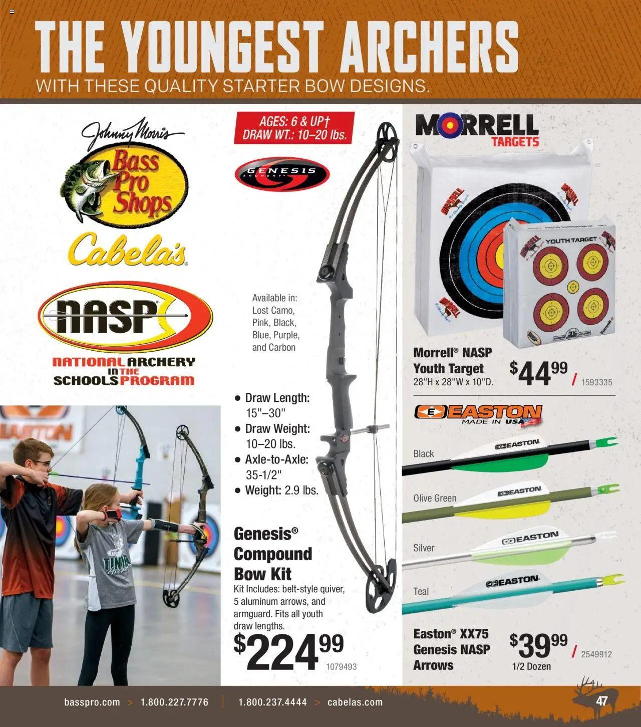 Cabela's Archery 25 - valid from 15.07.2025 | Page: 47 | Products: Bow, Starter, Archery, Weight