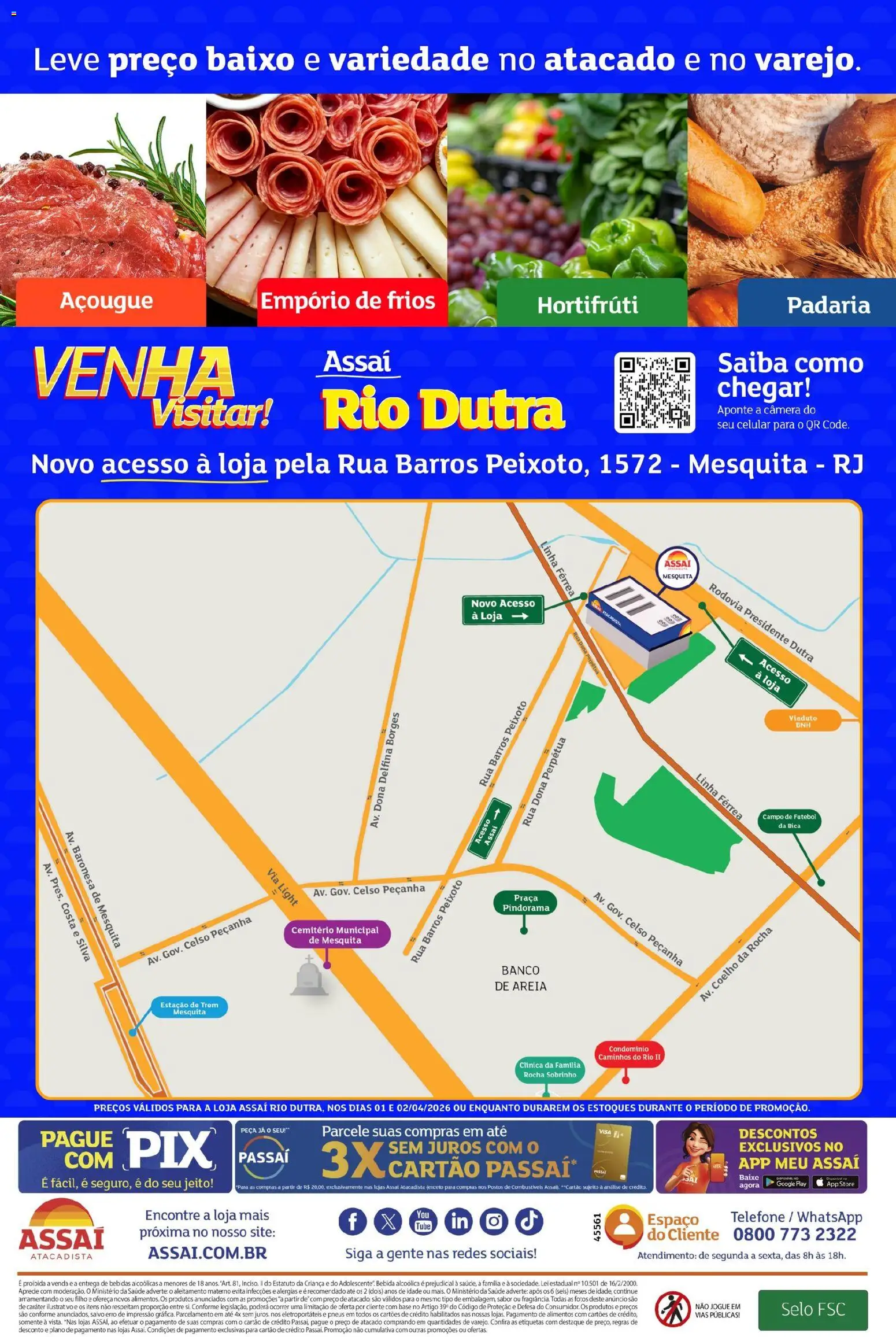Assaí Atacadista Folheto - válido de 01.04.2026 | Página: 2 | Produtos: Celular, Areia, Base, Câmera