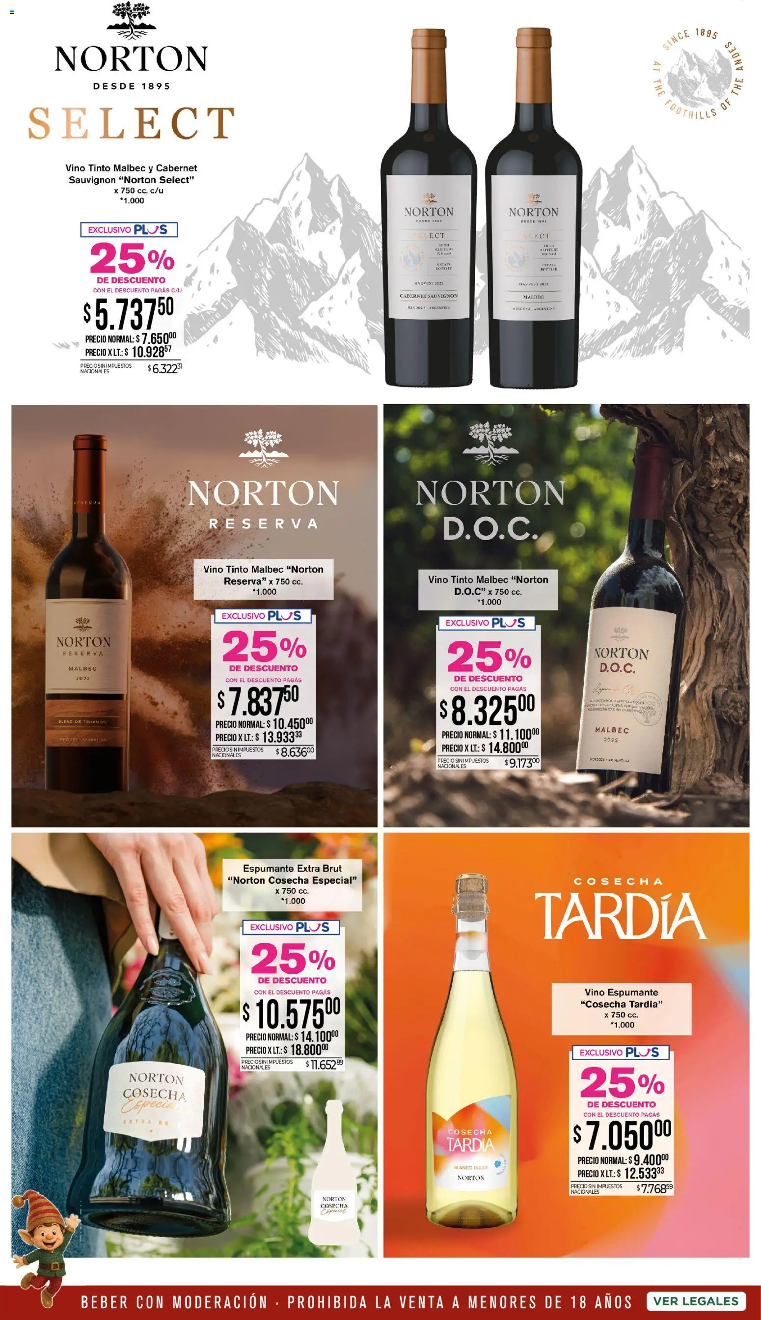 La Anonima Bebidas Fiestas │ válido desde el 11.12.2025 | Página: 4 | Productos: Vino